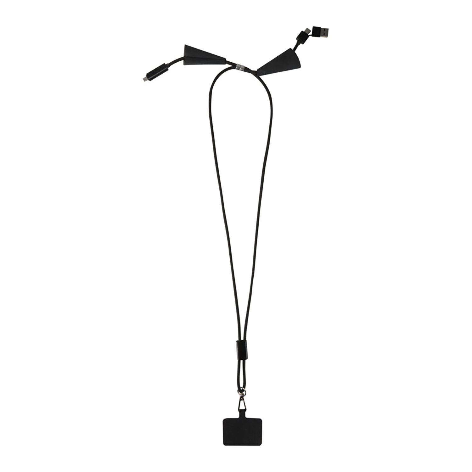 Smartphonelanyard Faye – 5-in-1 laden | 100W | Data sync | Gerecycled