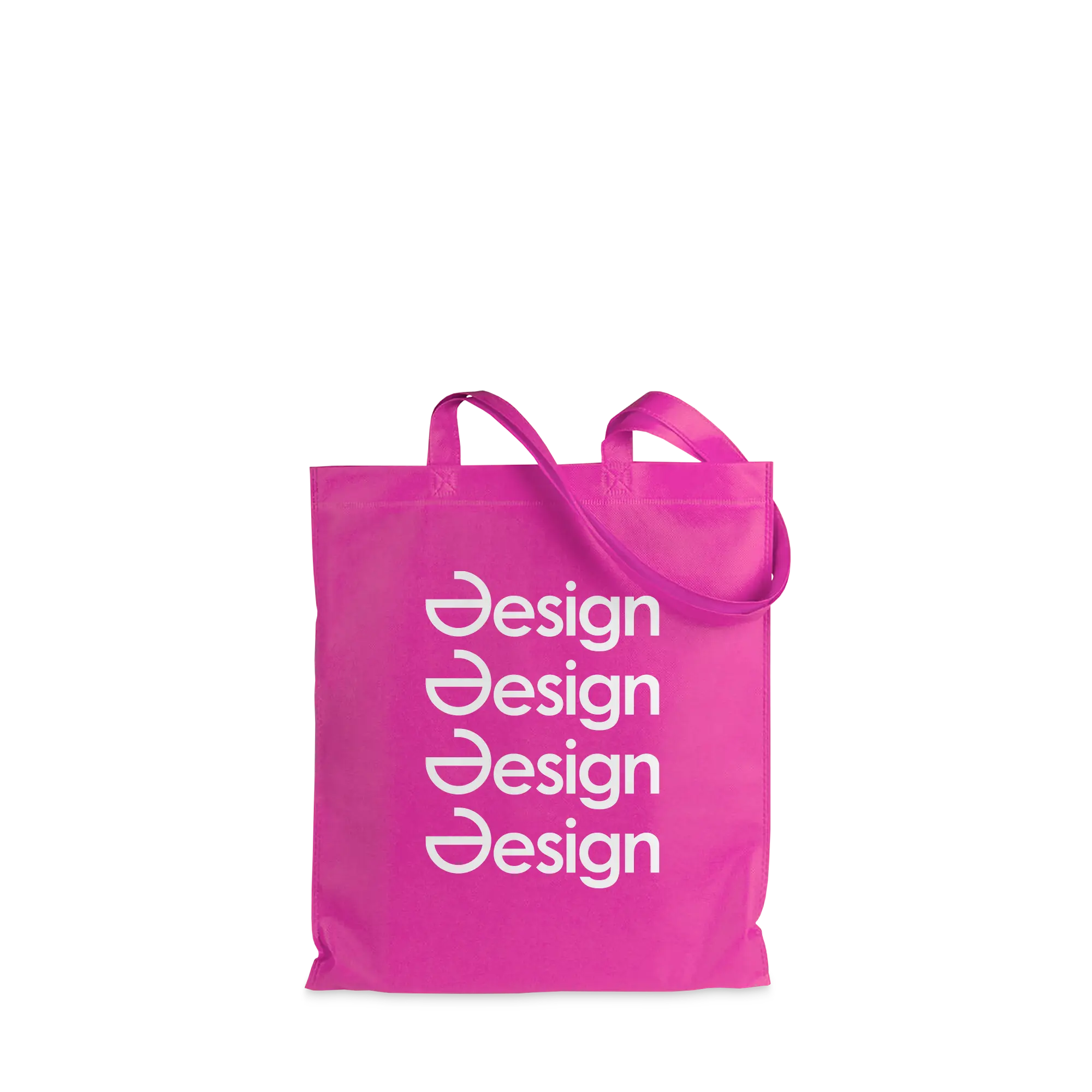 Sac fourre-tout coloré | 80 g/m² non-tissé | Longues anses | Impression une couleur