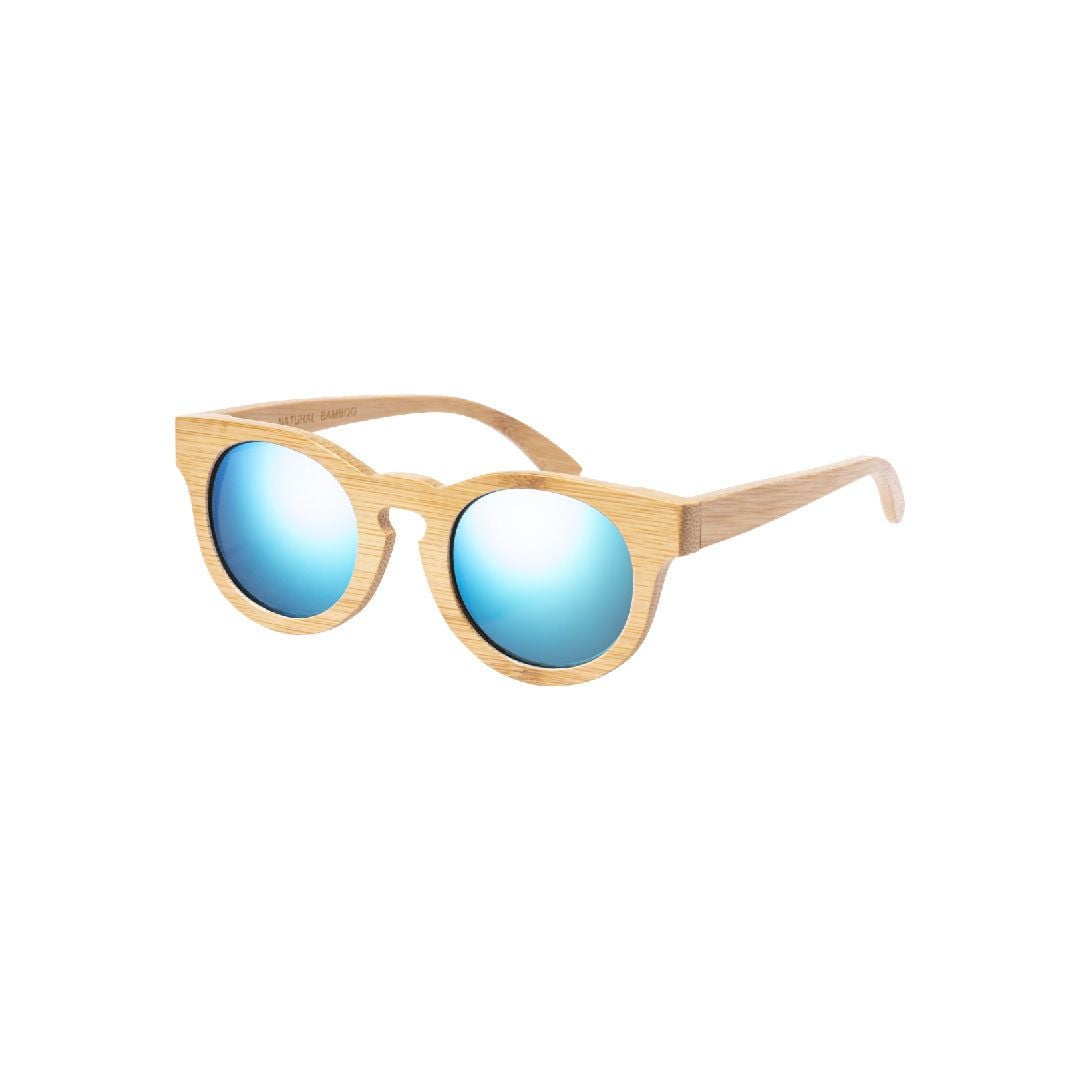 Sonnenbrille - Bambusrahmen | UV400 Schutz | Verspiegelte Gläser