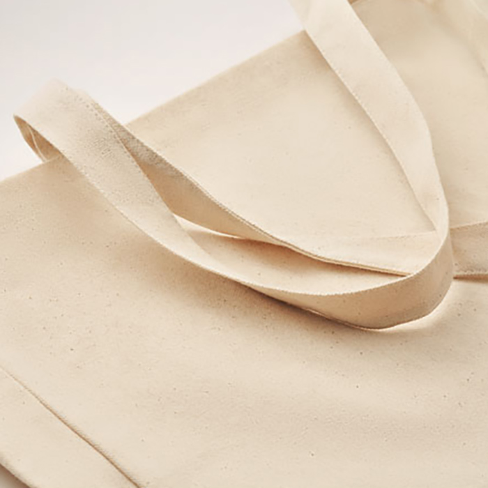 Sac en toile recyclée | 280 g/m² | Beige | Jusqu'à 4 couleurs d'impression