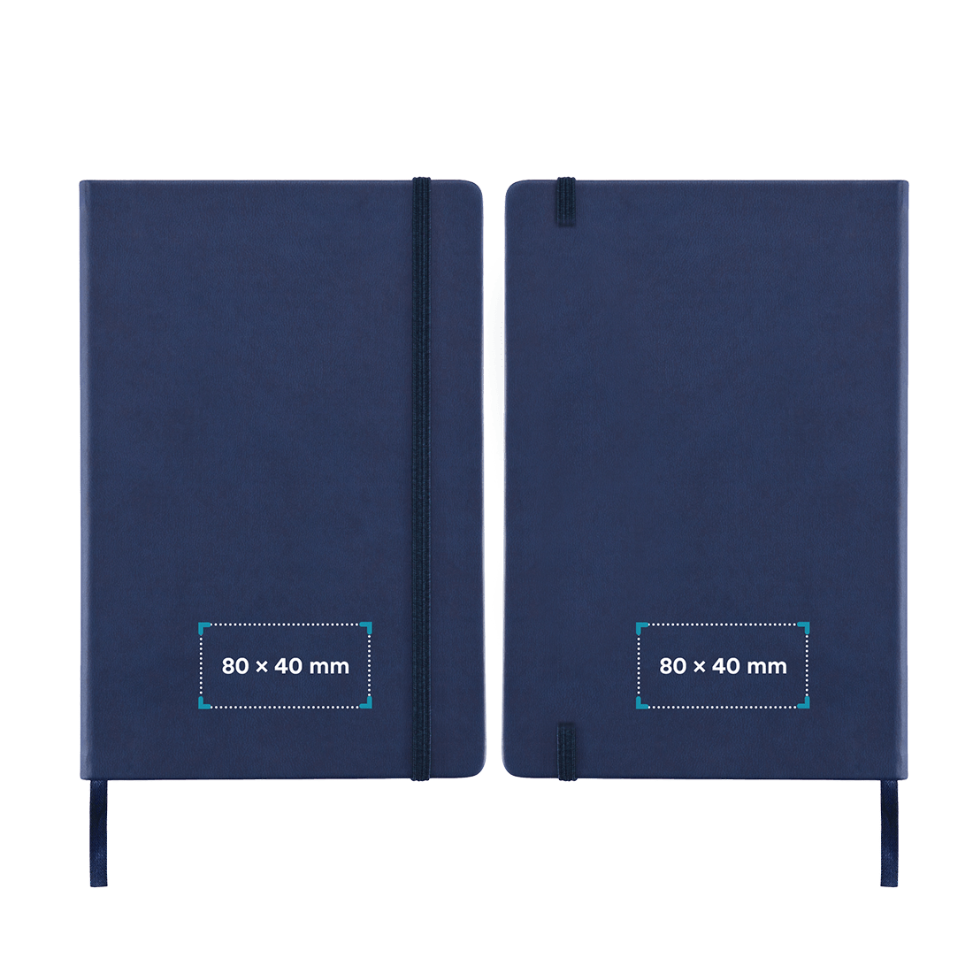 Notizbuch Deluxe - A5 | 160 Blatt | Hardcover | Kunstleder