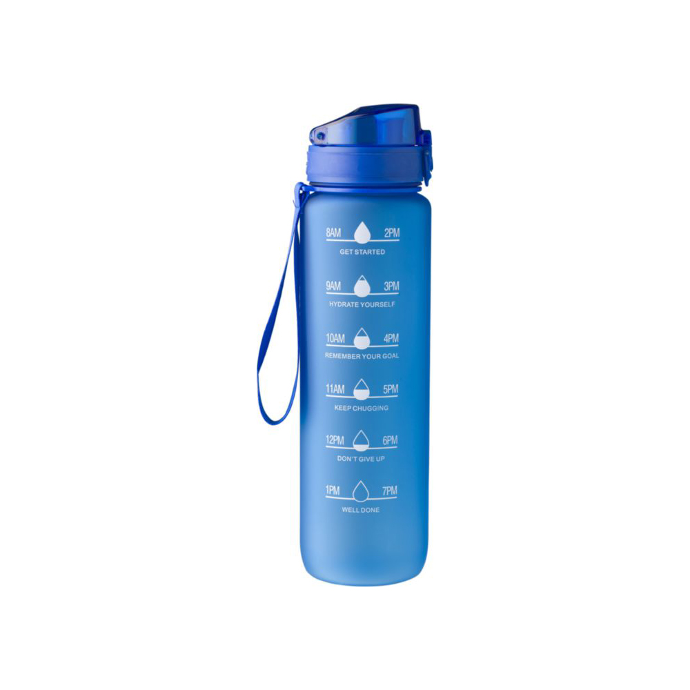 Bouteille rPET 1000 ml – Finition mate | Dragonne | Étanche | Suivi d’hydratation