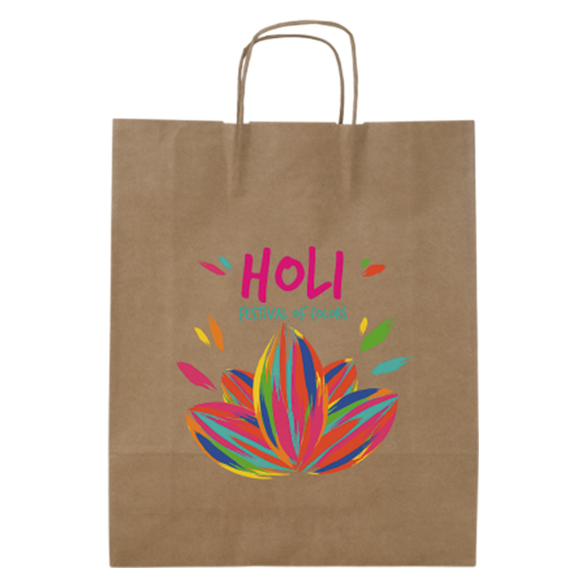 Sac en papier Olly – A3 | 100 g/m² | Quadrichromie | Certifié FSC