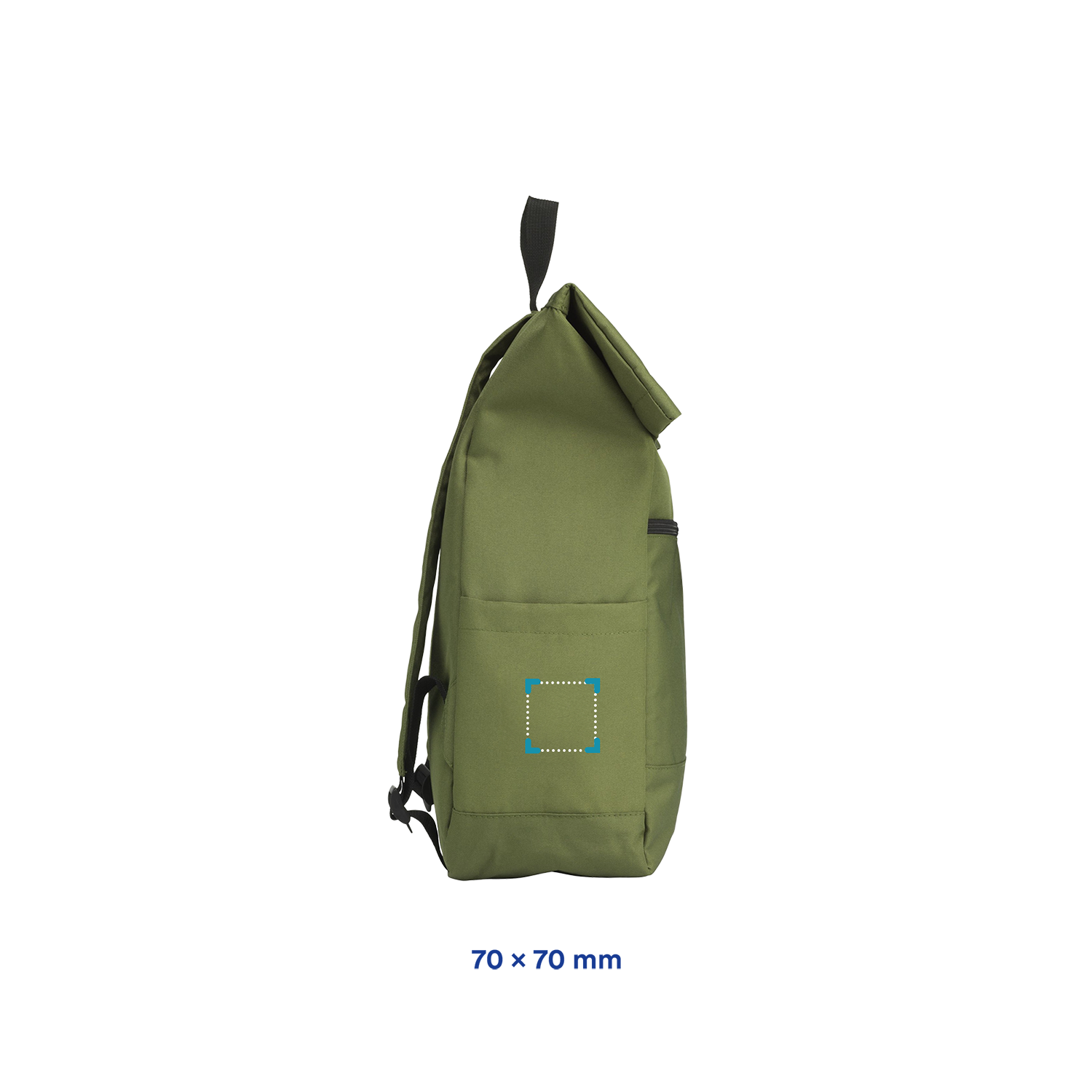 Sac à dos de courrier | Plastique recyclé | 24 litres | Impression 1 couleur