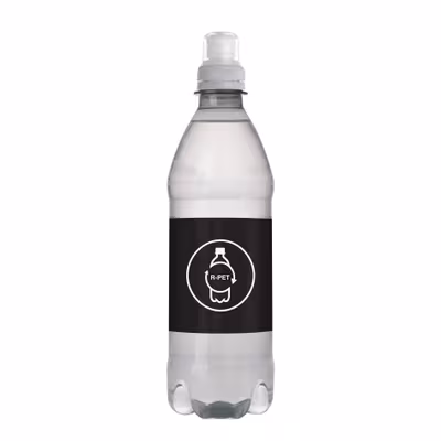 Acqua di sorgente 500 ml – Bottiglia in R-PET riciclato | Tappo sport