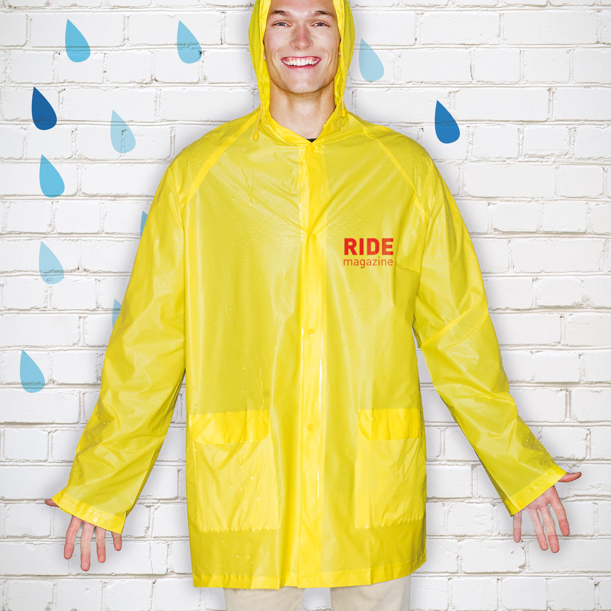 Regenjas Rania - PVC | Unisex | Gekleurd | 1 kleur bedrukking