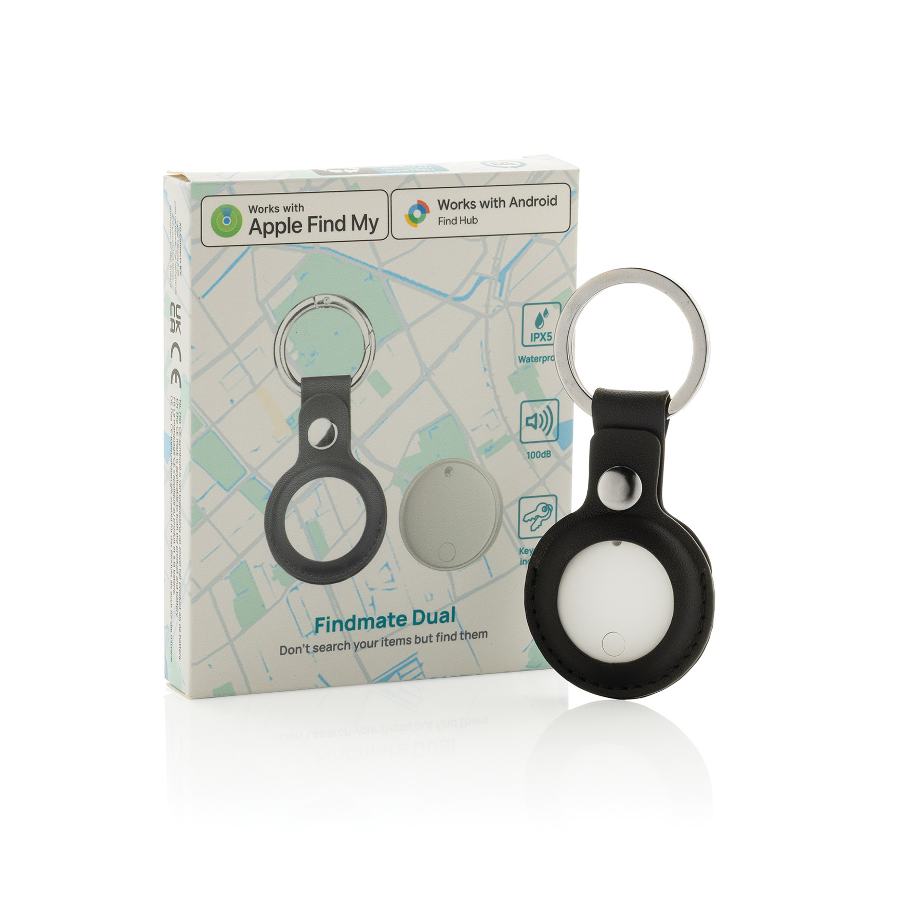 Localizzatore - Sistema dual tracking | Allarme 100 dB | ABS riciclato