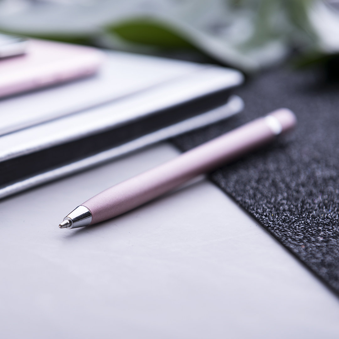 Stylo à bille | Écran tactile | Aluminium | Encre bleue