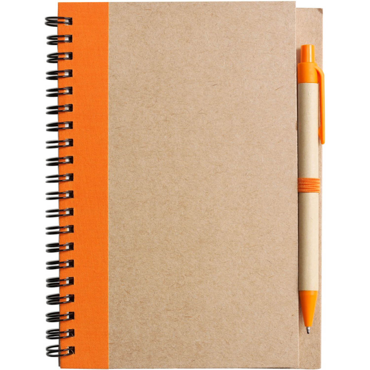 Raccoglitore ad anelli per quaderno - A6 | 120 fogli | Carta riciclata | Con penna