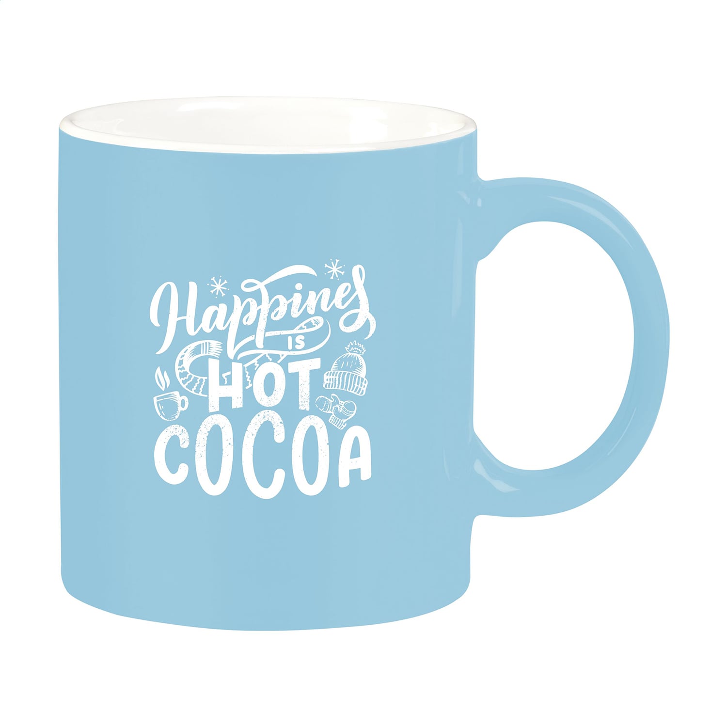 Tasse Kitty - 350 ml | Farbig + weiße Innenseite | 1-4 Farbdruck