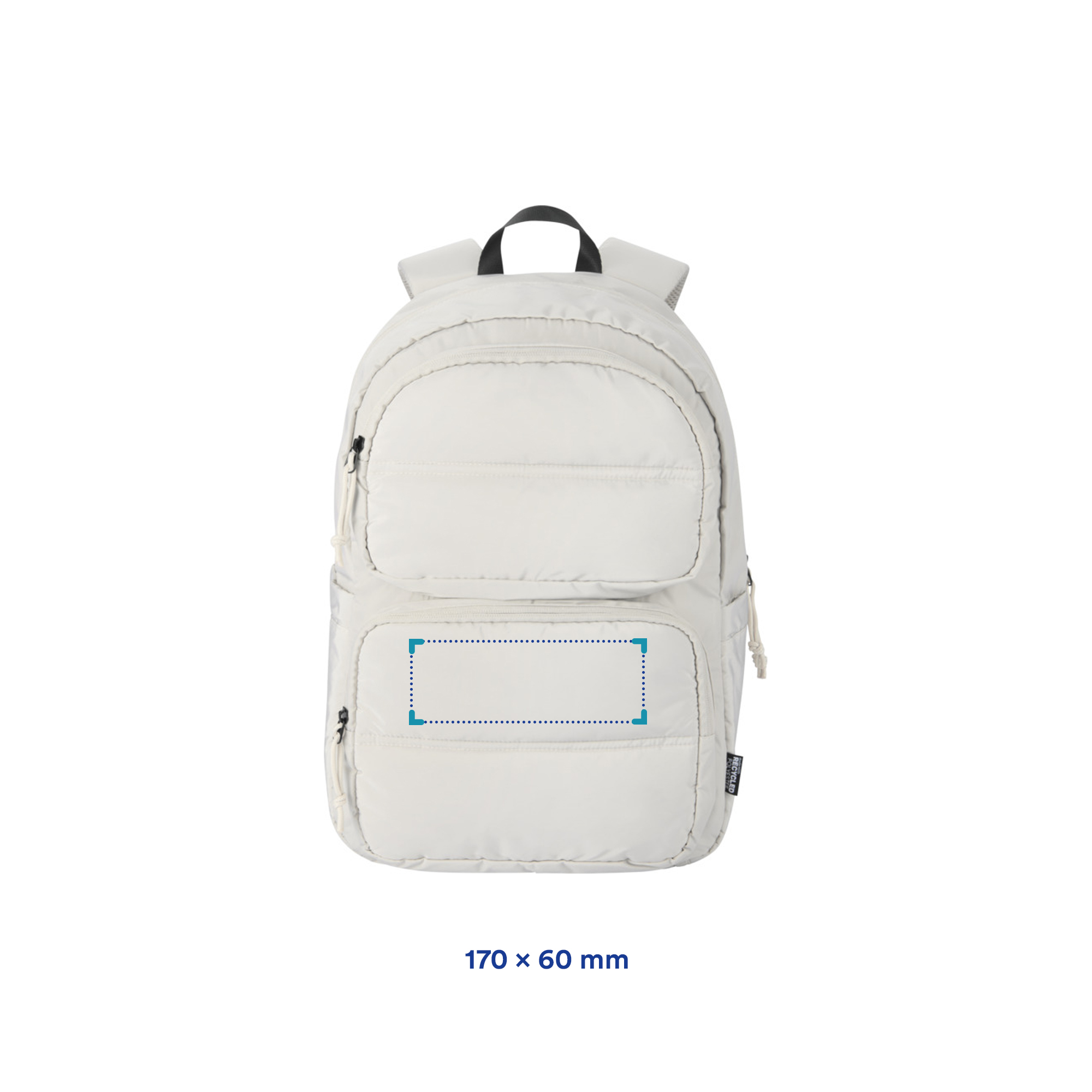 Wasserabweisender laptoprucksack – 18 l | Gepolstert | Mit trolleyband | Leicht