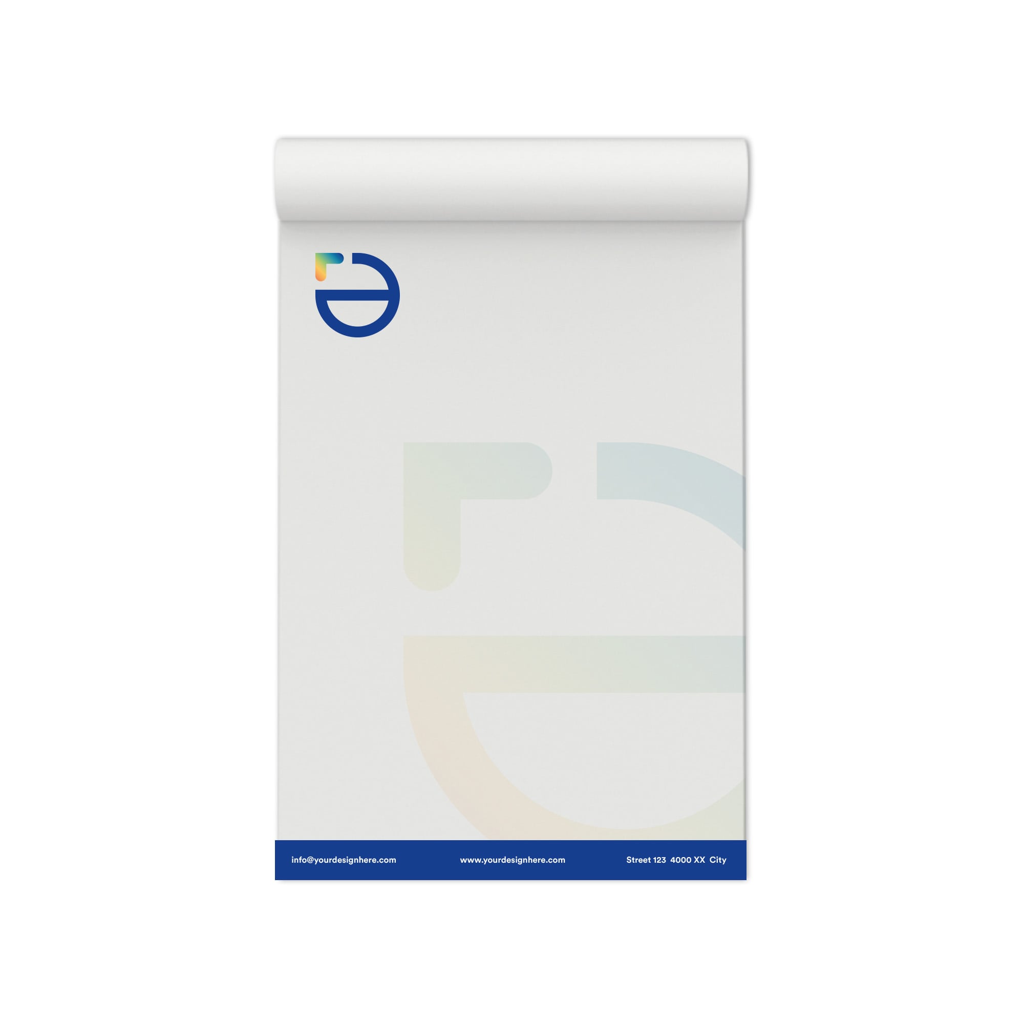 Bloc-notes - A6 | 25-100 feuilles blanches | Quadrichromie