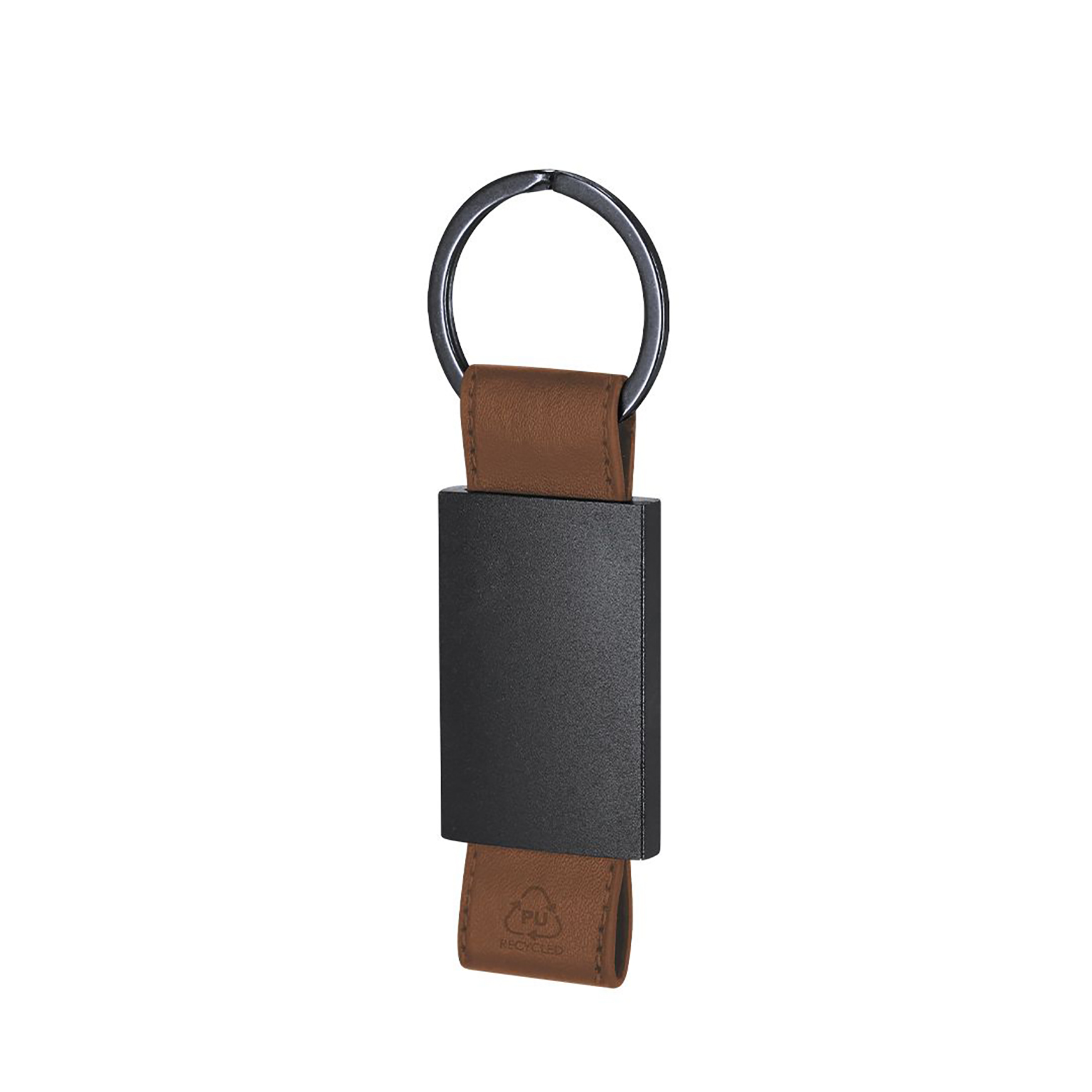 Schlüsselanhänger – Recyceltes PU | Kompakt | Mattes Finish