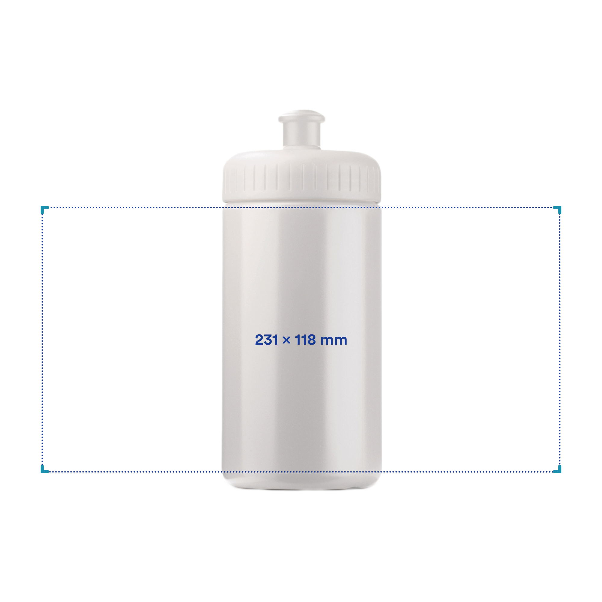 Sportflasche - 500ml | Vollfarbdruck