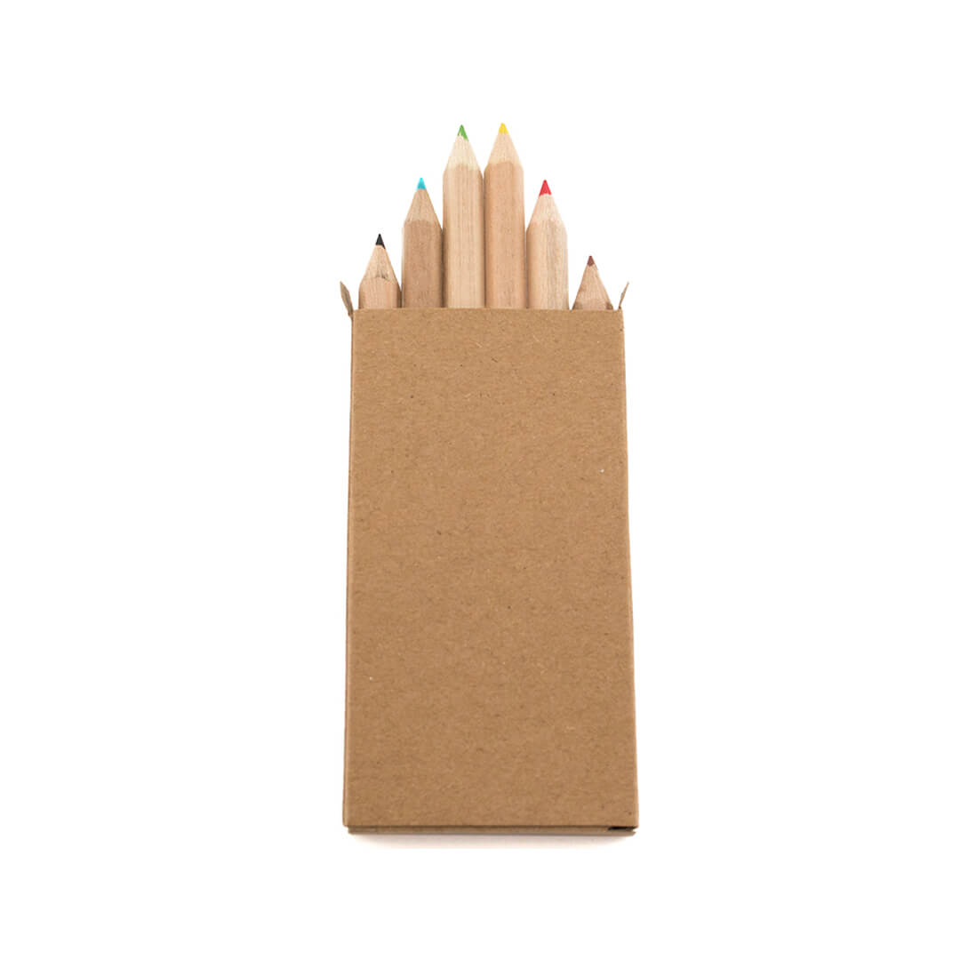 Ensemble de crayons - 6 crayons | Impression jusqu'à 4 couleurs
