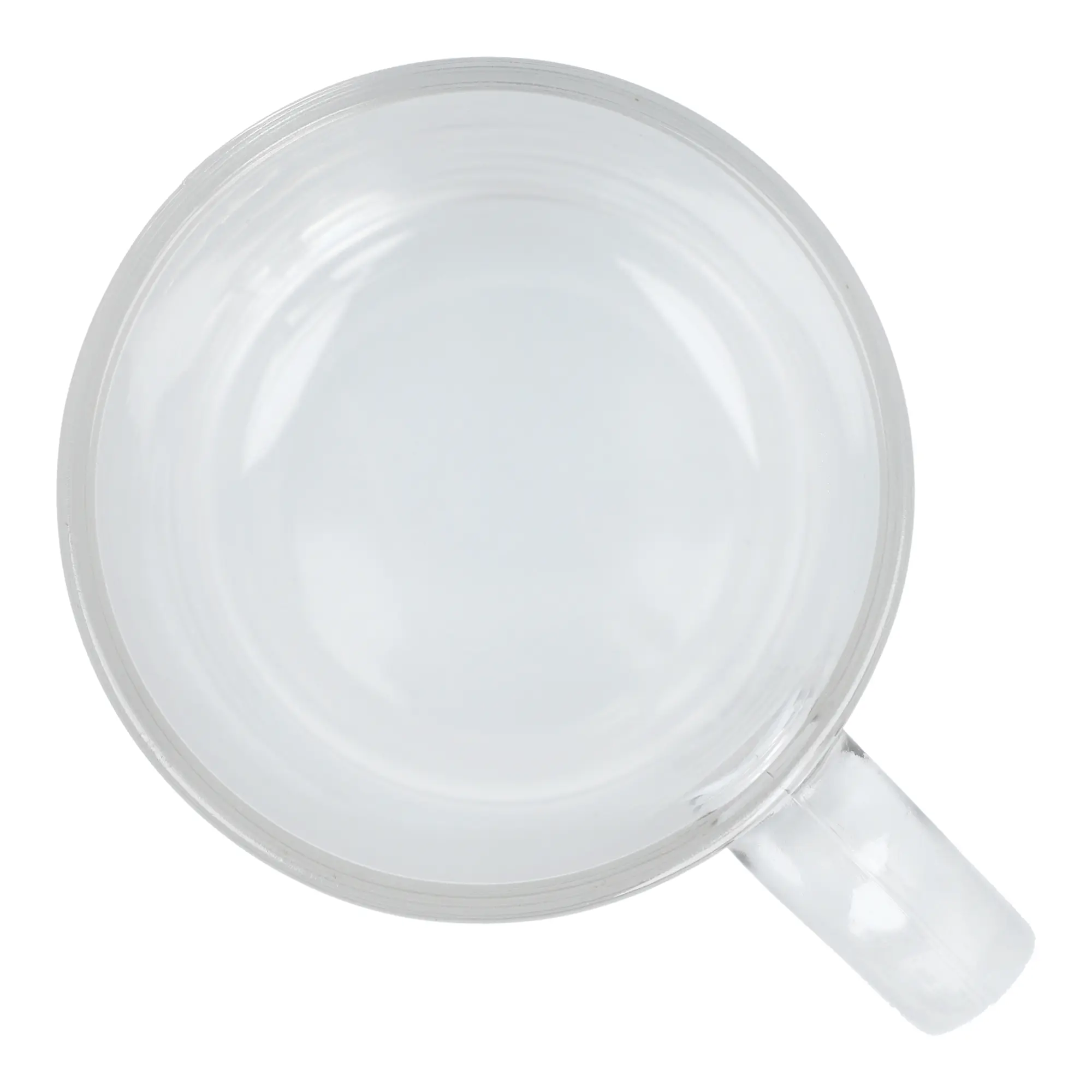 Mug en verre – 335 ml | Transparent | Poignée solide | Design intemporel