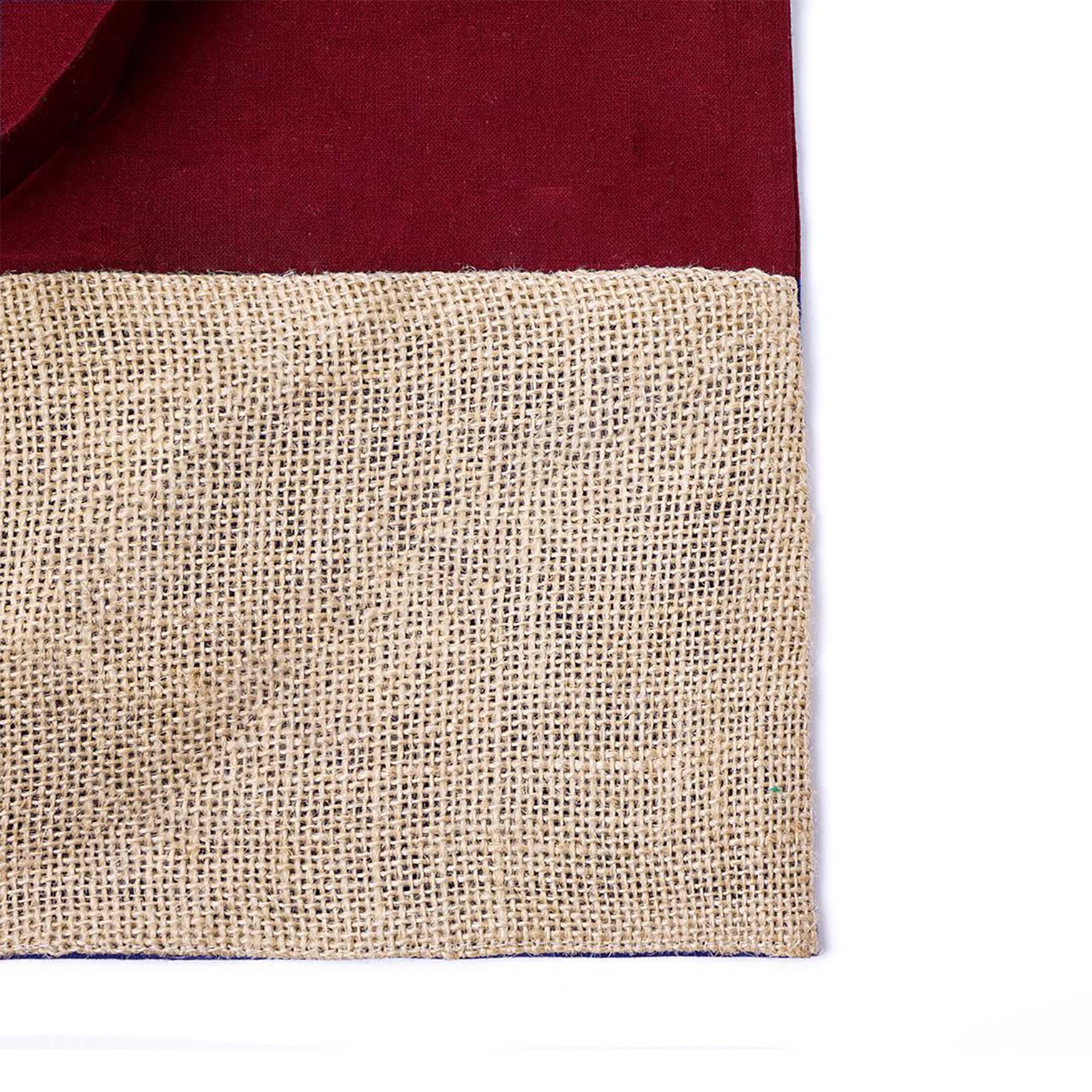 Sac - Coton & jute | 120 g/m² | Poignées plates
