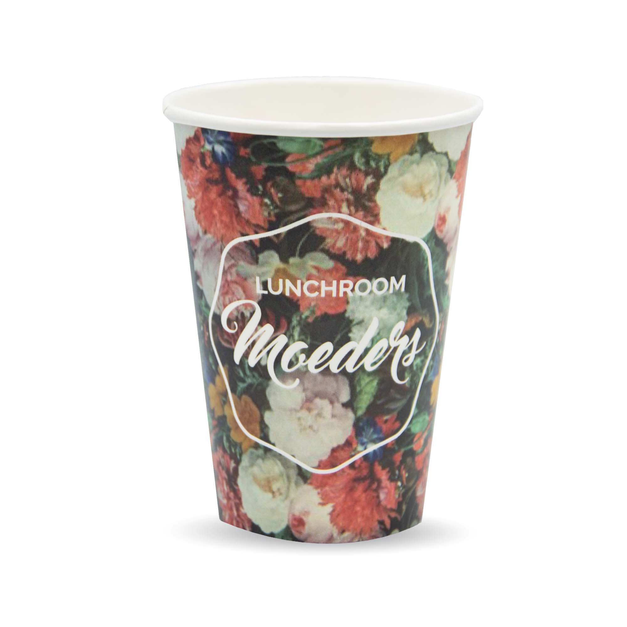 Pappbecher Fast - 180 ml | Einwandig | Vollfarbdruck