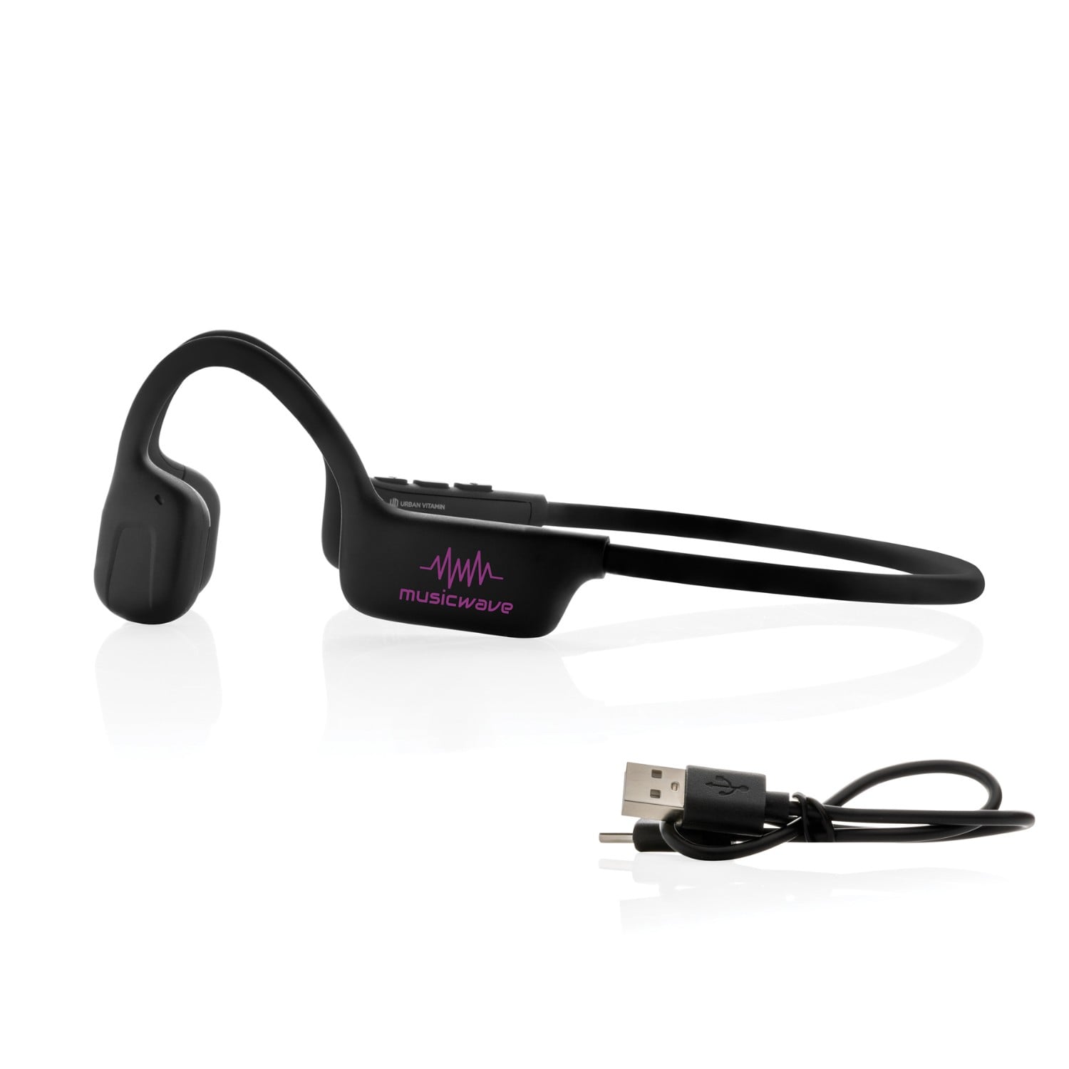 Casque sans fil open-ear – Bluetooth 5.3 | 10 h d'autonomie | IPX4 | Plastique recyclé