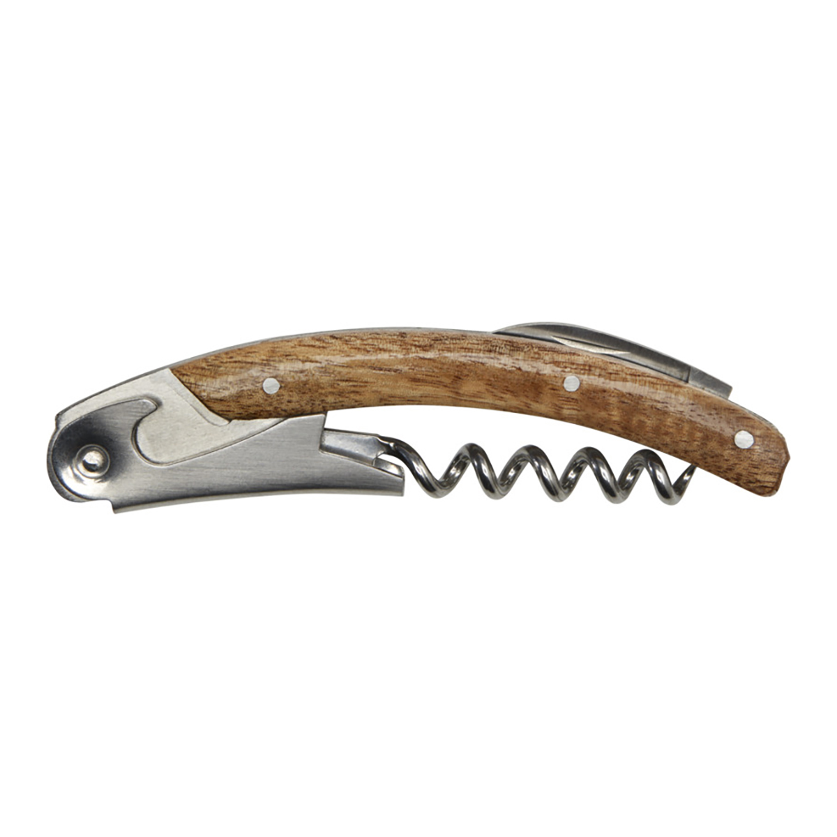Set porte-bouteille Acacia – Inclus tire-bouchon de sommelier | Avec coupe-capsule | Bois certifié FSC | Support à bouteille & boîte de rangement