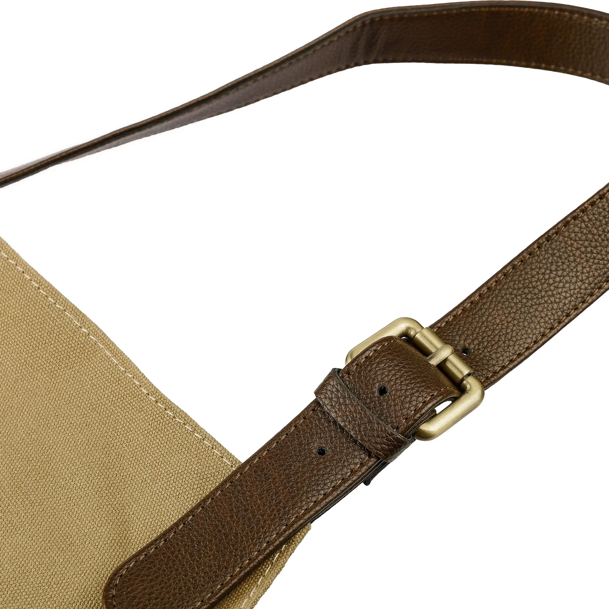 Canvas schort Cheryl – 450 g/m² | rPET PU voorvak | Verstelbare nekband