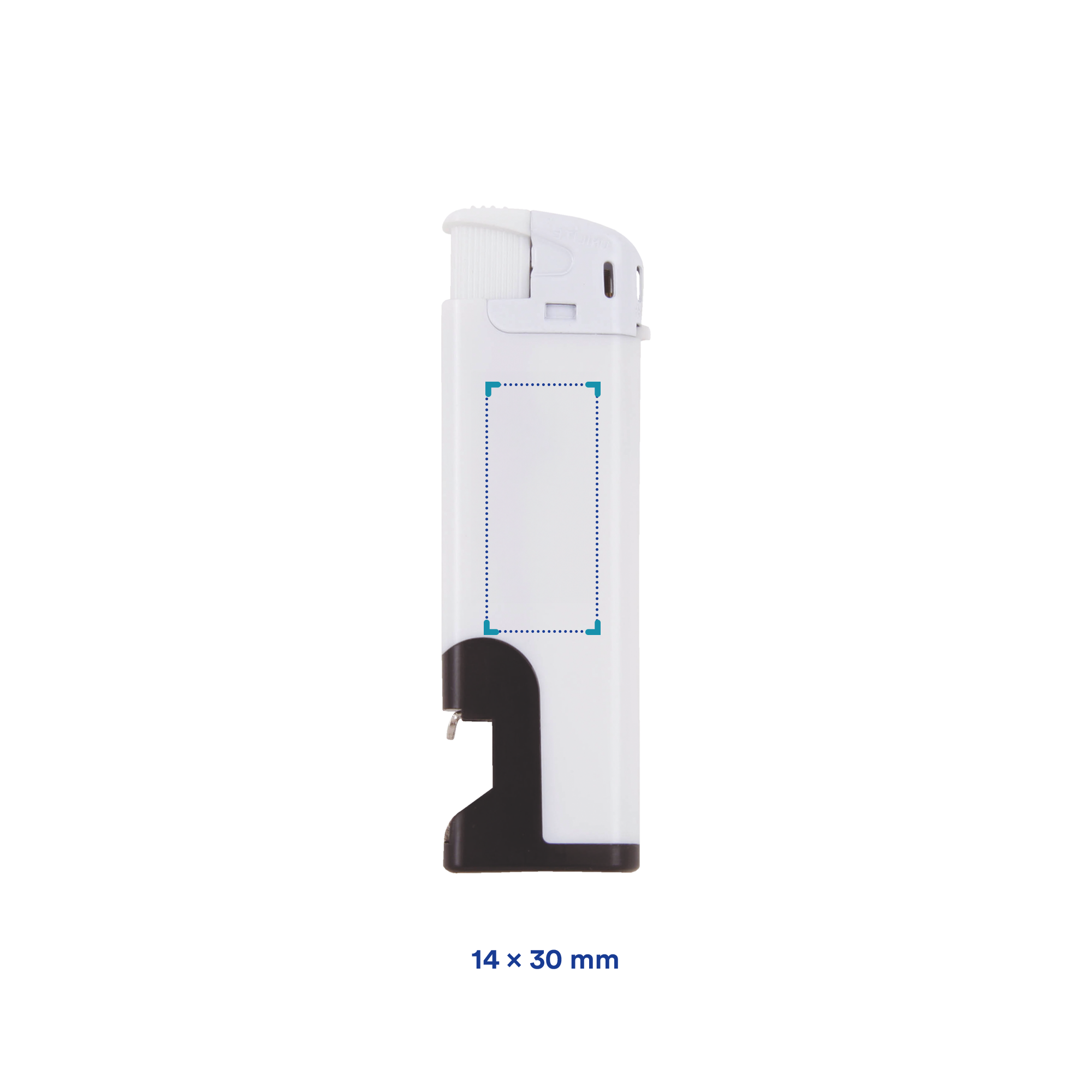 Briquet électronique | Décapsuleur | Rechargeable | Impression jusqu'à 4 couleurs
