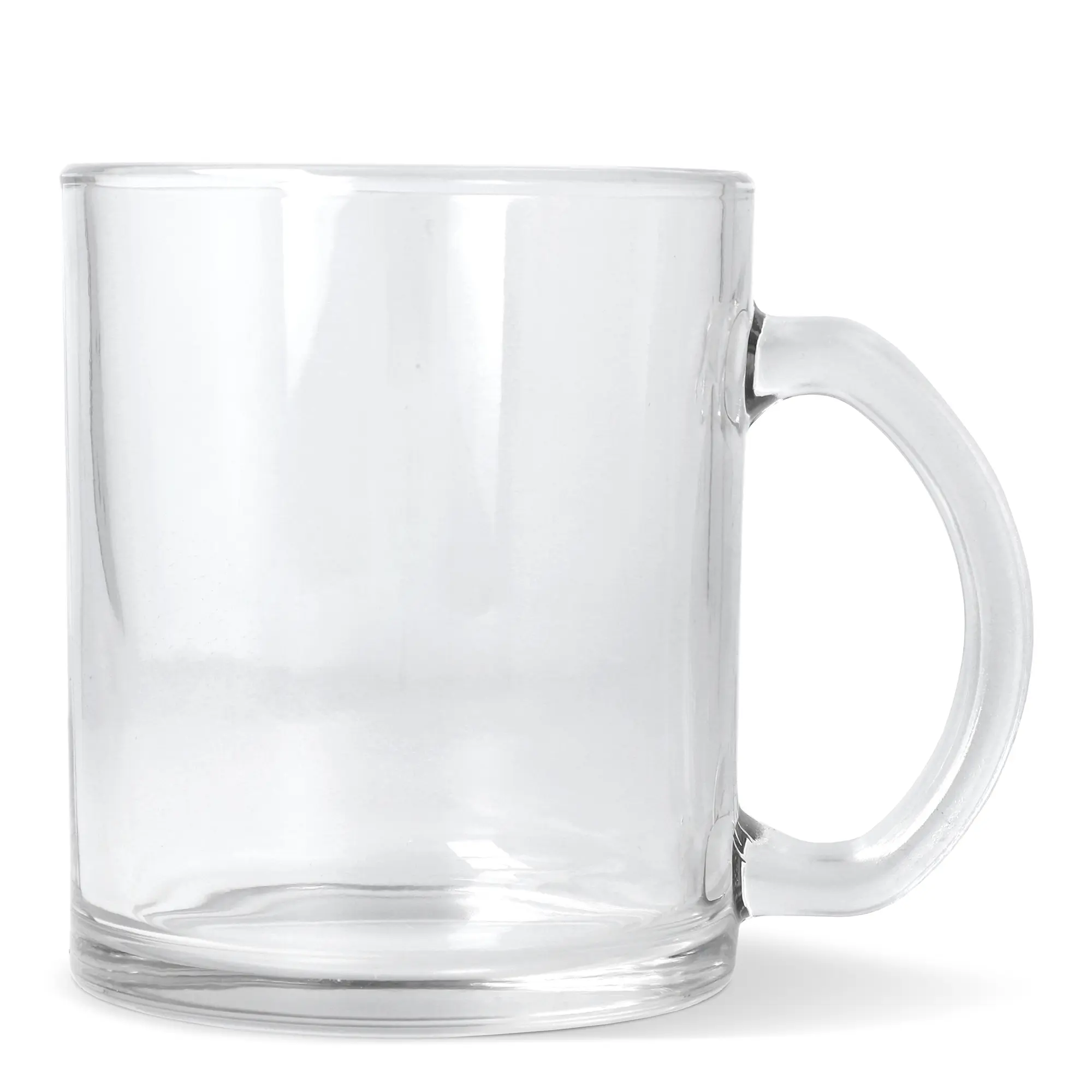 Mug en verre – 335 ml | Transparent | Poignée solide | Design intemporel