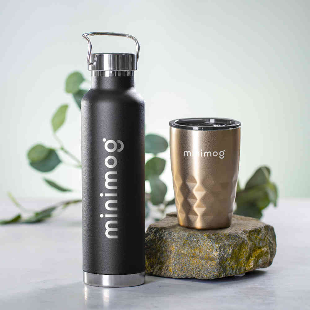 Thermosbeker Copper - 350 ml | Dubbelwandig | Metallic kleuren