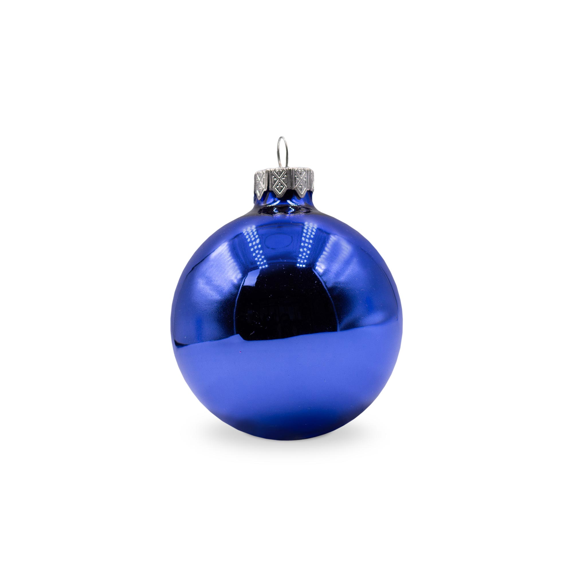 Boule de Noël – 66 mm | Finition brillante | Attache argentée | Impression 1 à 4 couleurs