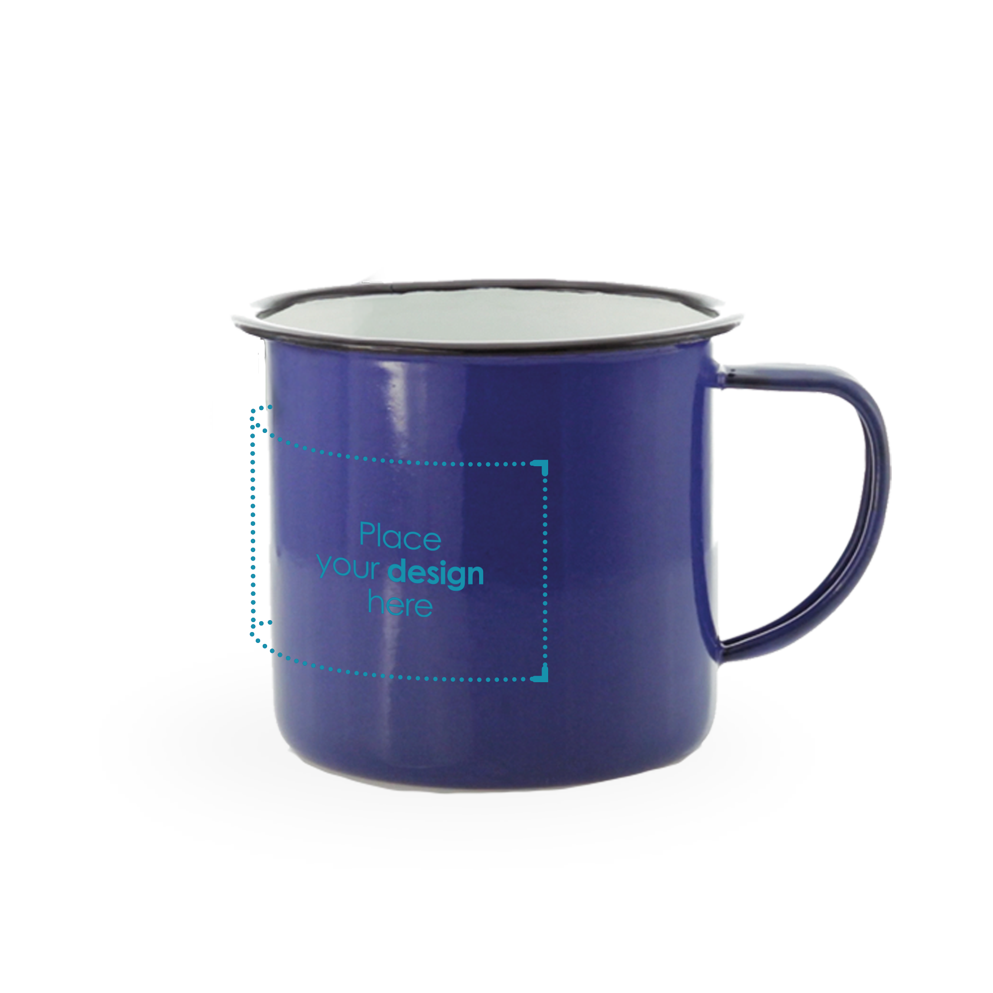 Emaille mok Sonja - 350 ml | Gekleurd | Budget - Vintage design | Tot 4 kleuren bedrukken