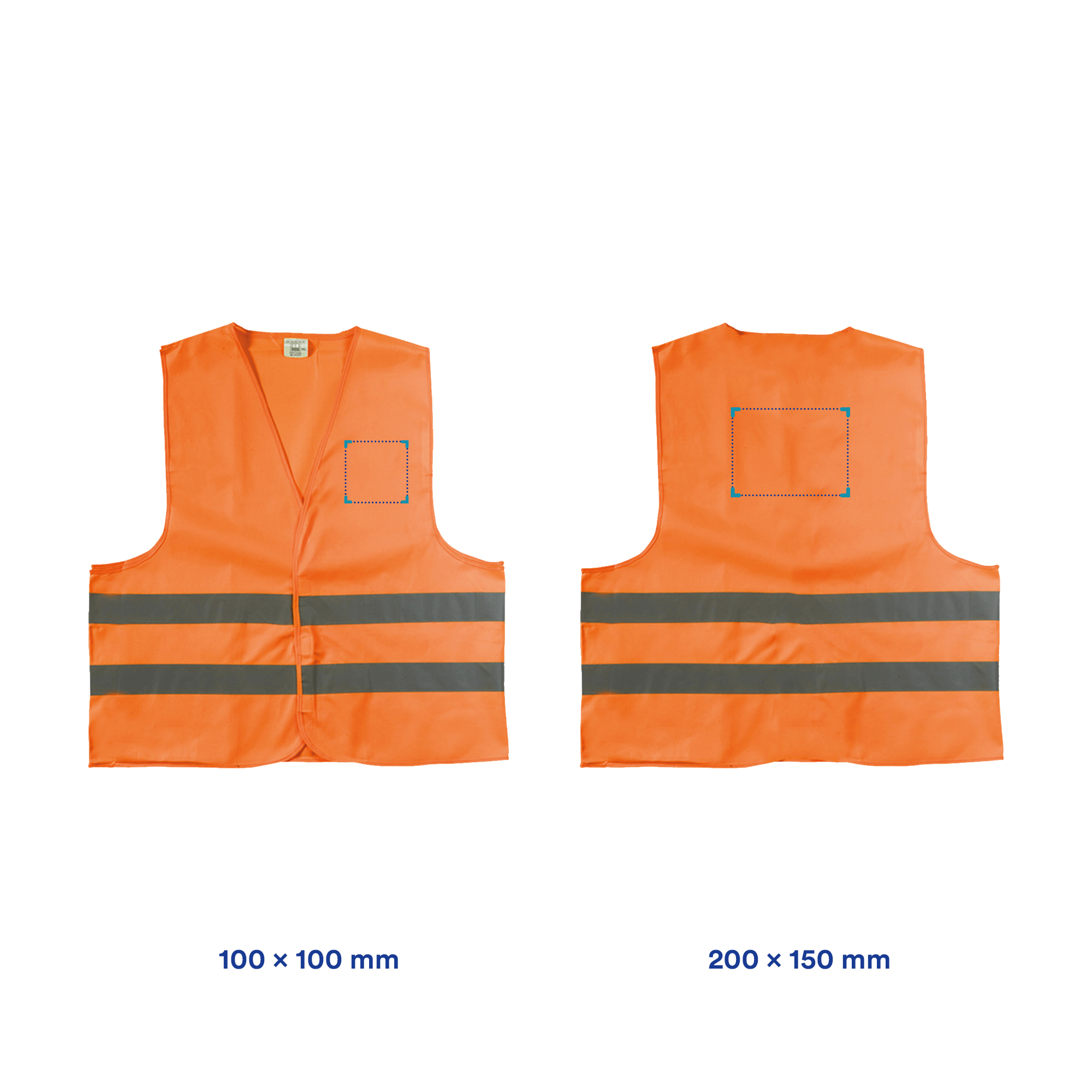 Warnweste Helian | M,XL und XXL | EN20471 | Vollfarbe