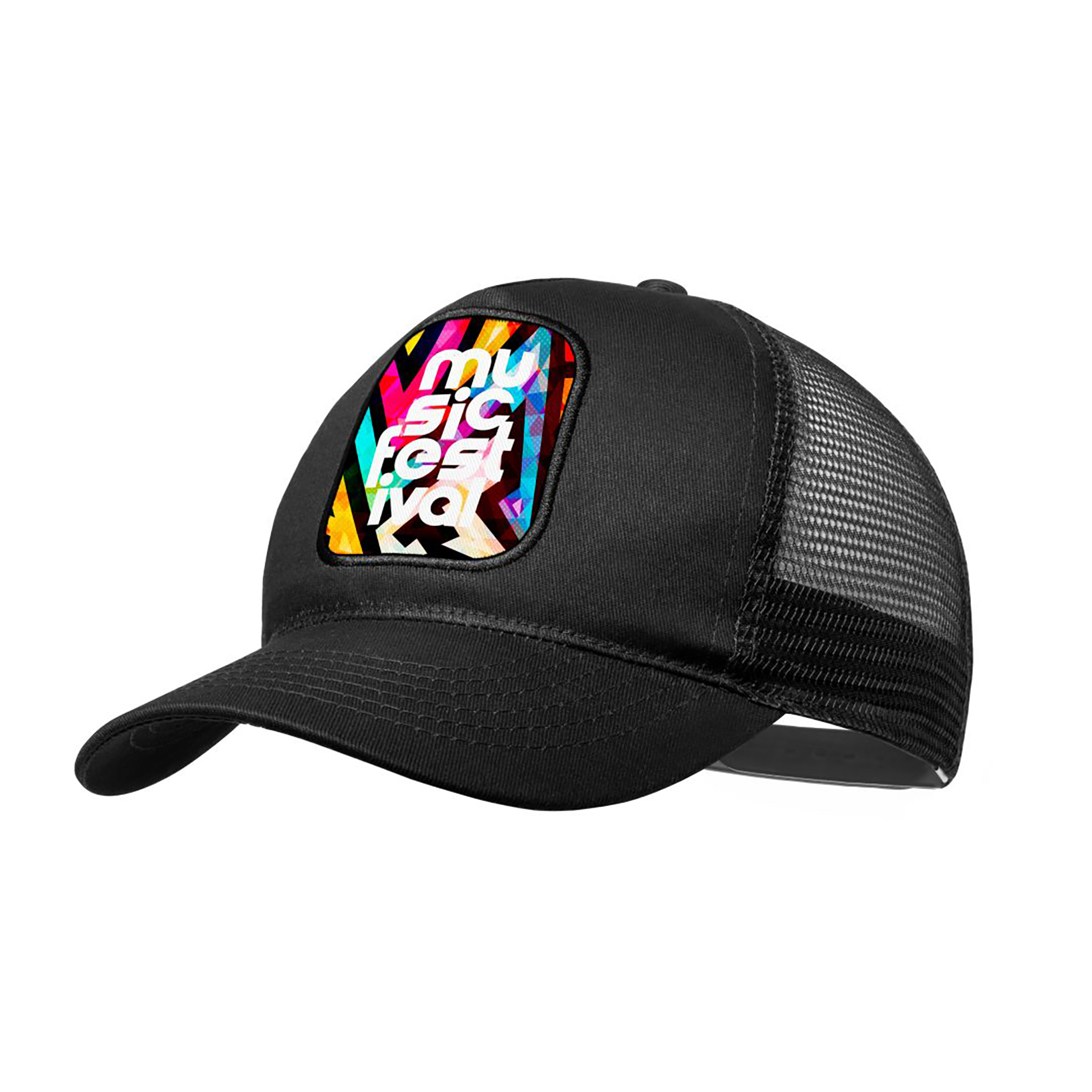 Trucker Cap - Ideal für Sublimationsdruck | 5 Panels | Mesh-Rückseite | Kunststoffverschluss