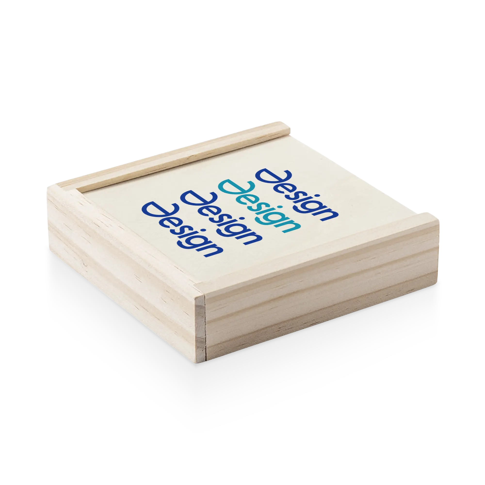 Coffret de jeux en bois |Trois en un | Couvercles coulissants