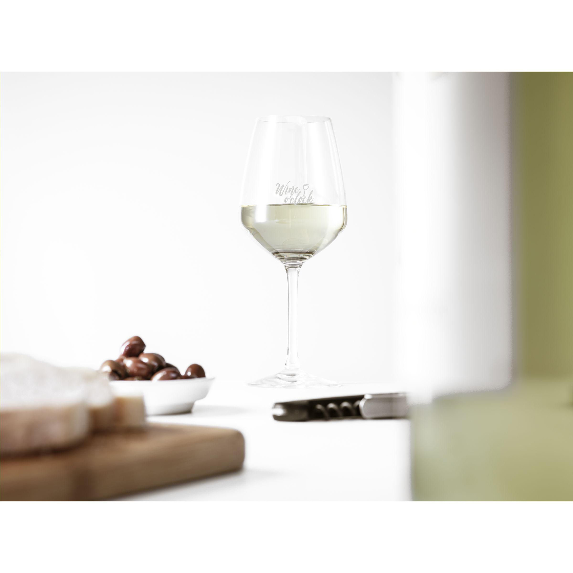 Weinglas – 400 ml | Klares Glas | Zeitloses Design | Spülmaschinenfest