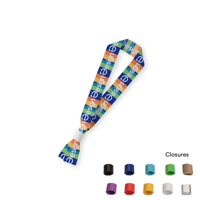 Polsbandje Gerda - 10 mm | RPET | Plastic sluiting | Diverse kleuren