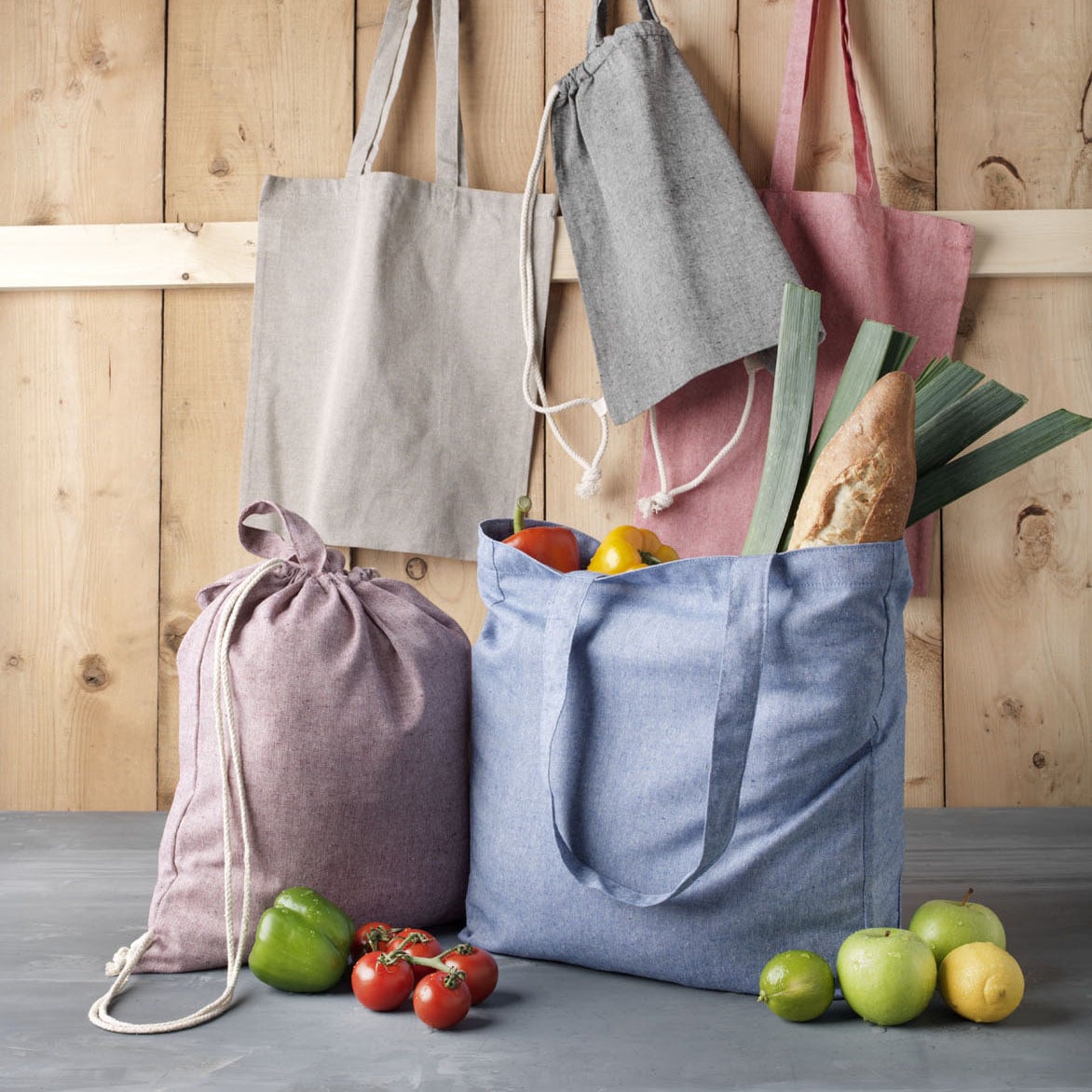 Borsa in cotone - Riciclato | 210 g/m² | Qualità pesante | Stampa fino a 4 colori