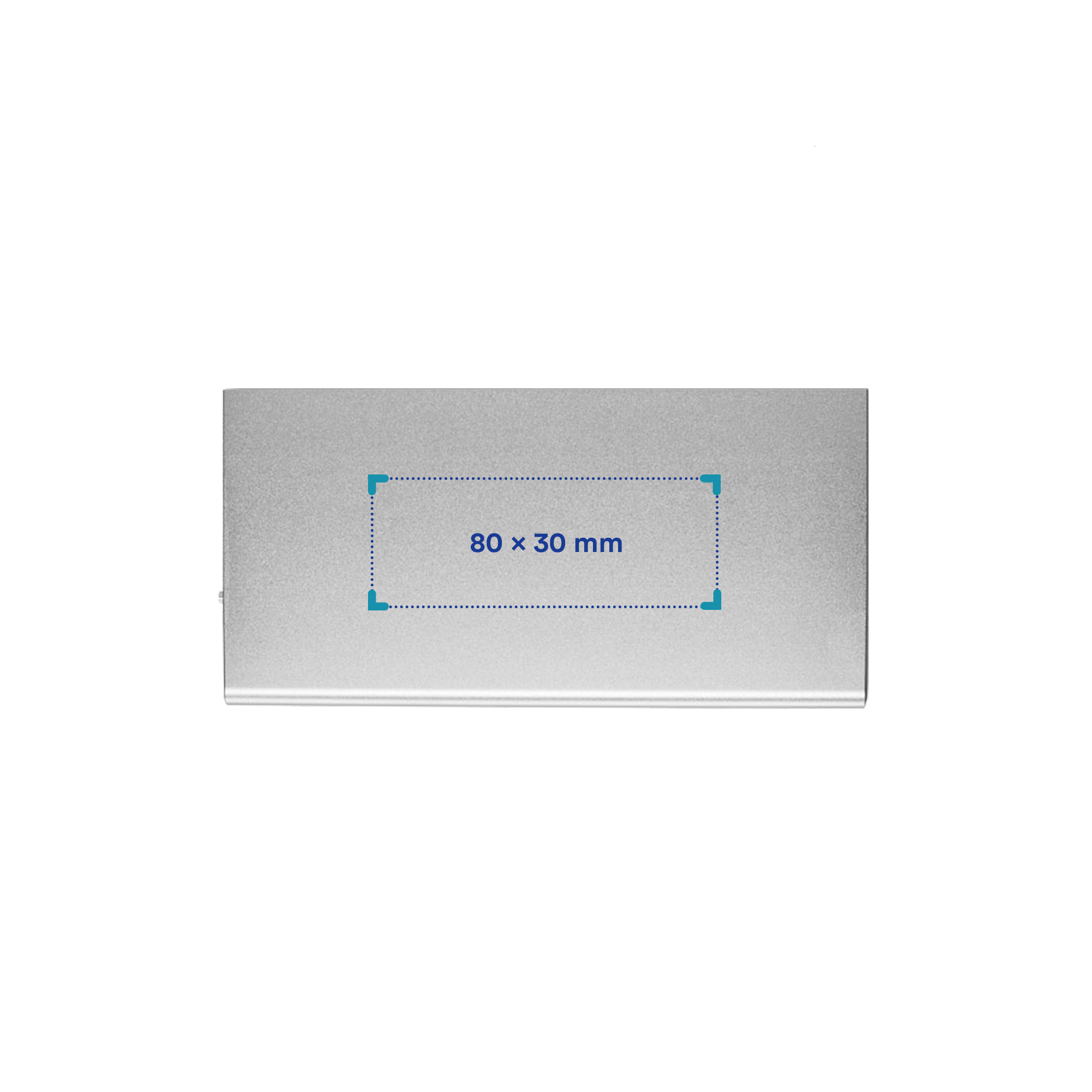 Powerbank Marlin | 8000 mAh | Aluminium | Vollfarbe