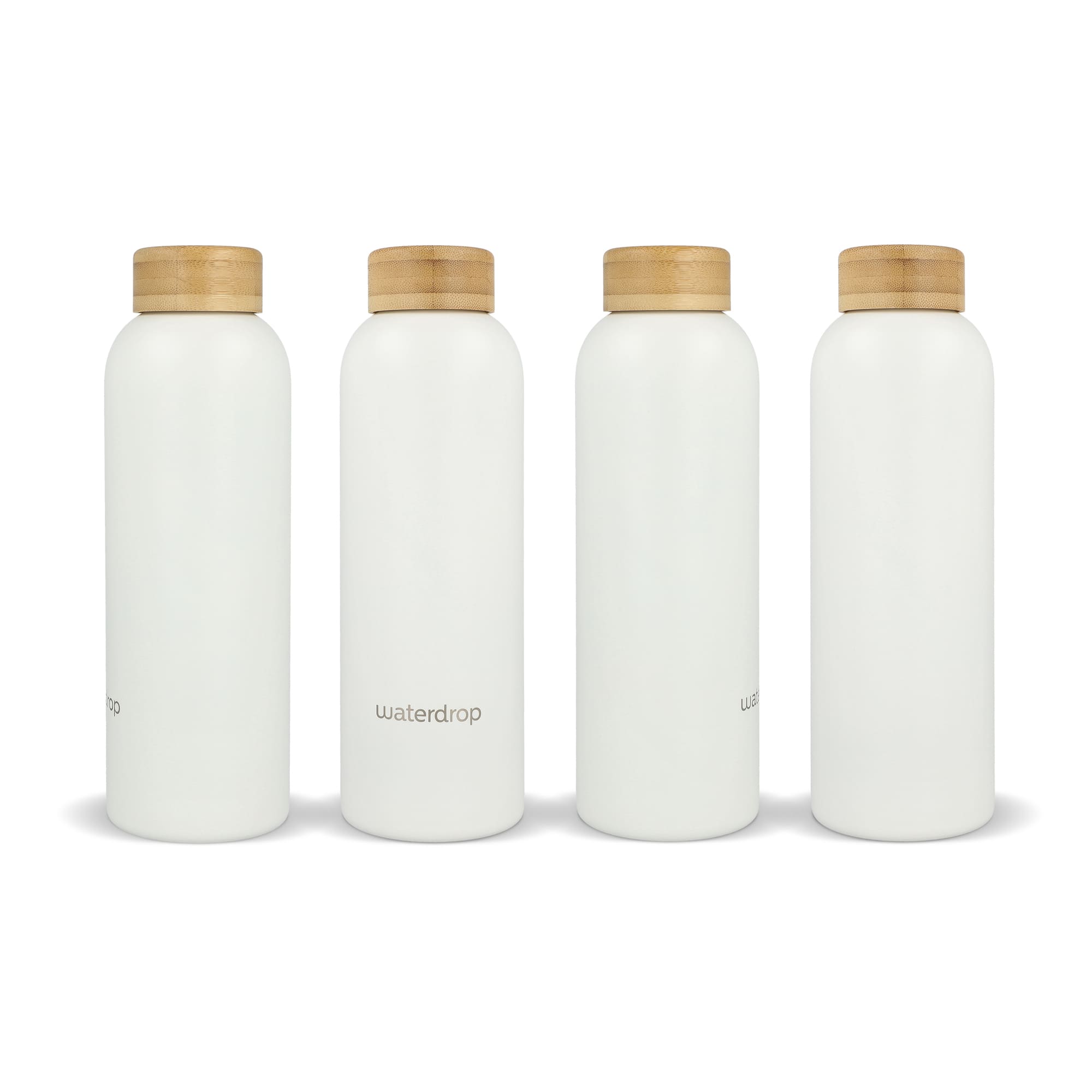 Waterdrop Classic Bottiglia termica – 600 ml | Acciaio inox | Tappo bambù