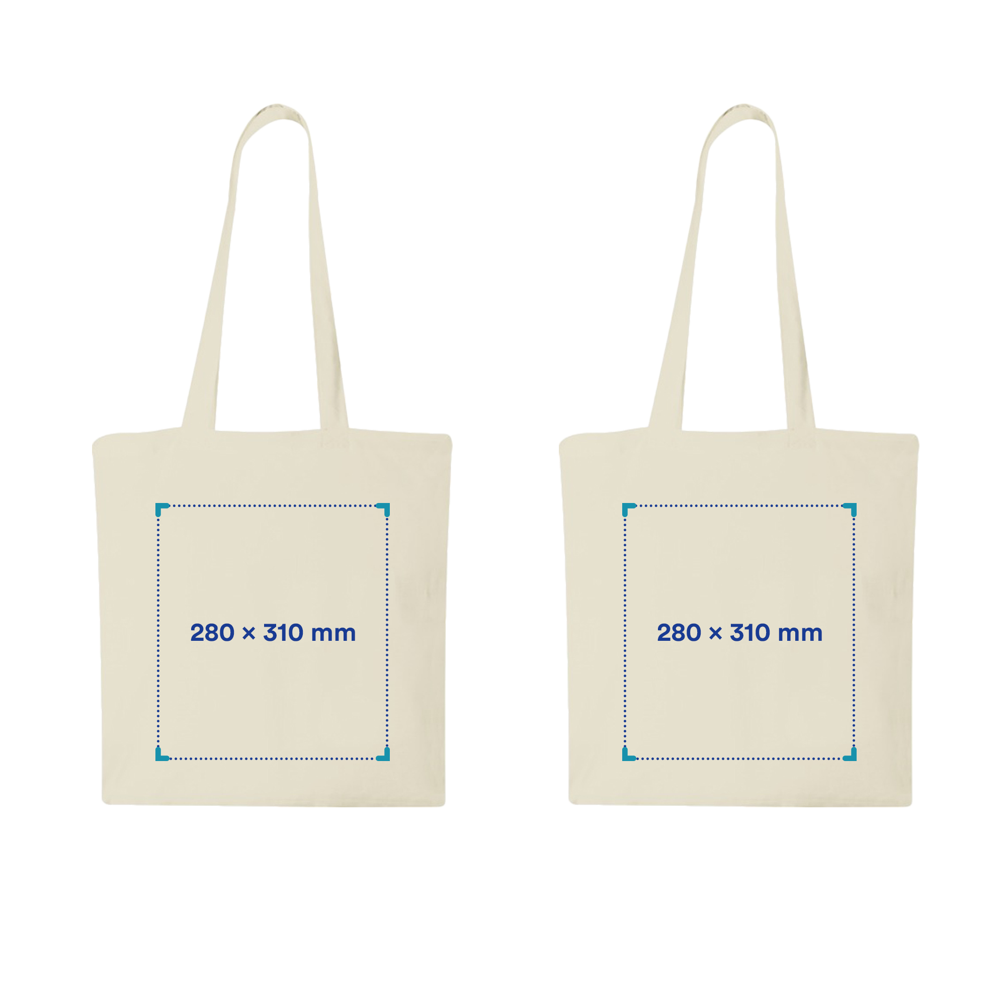 Katoenen tas Zya - Gekleurd | 140 g/m2 | Tot 4 kleuren bedrukking