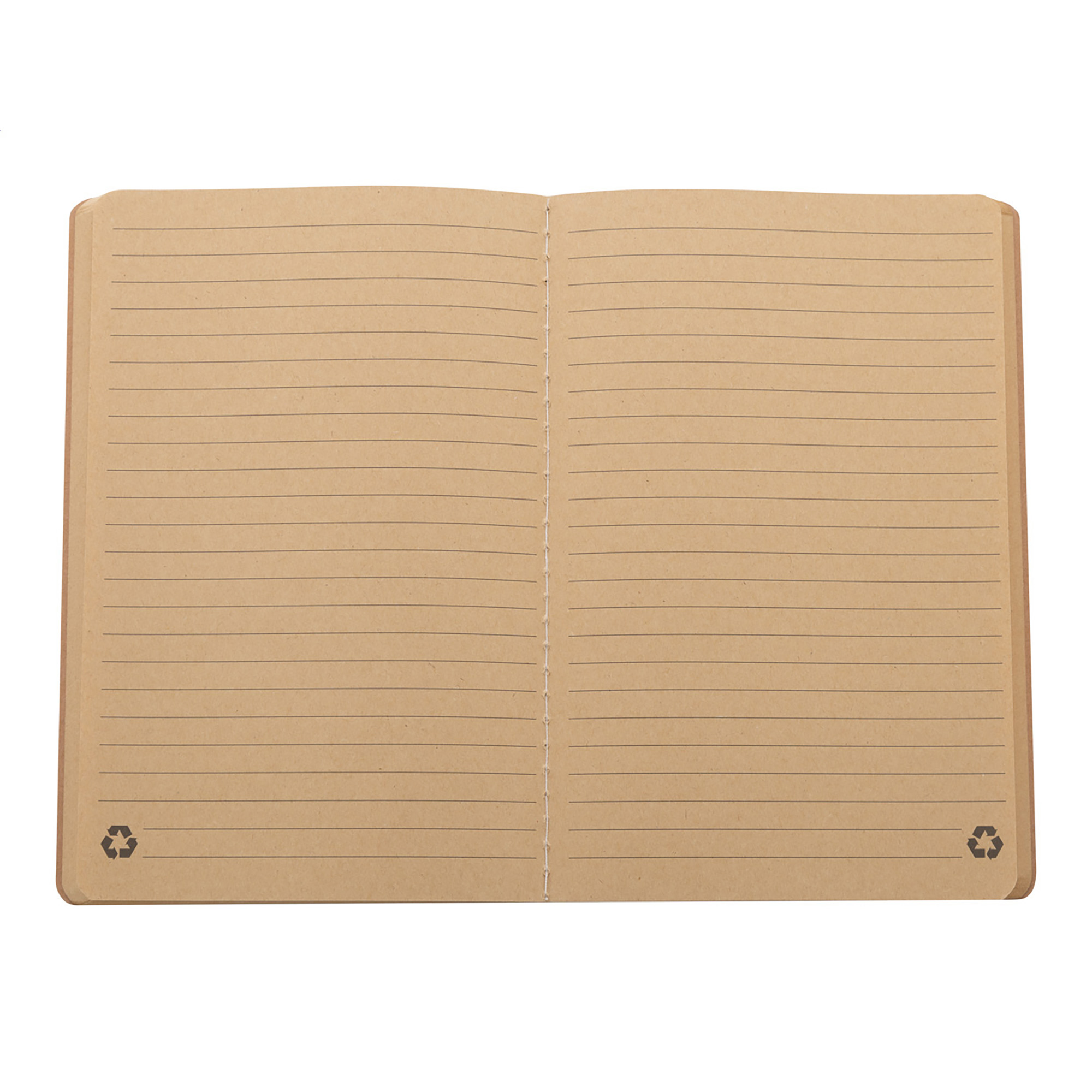 EcoKraft A5 Notitieboek – Gerecycled Papier | 60 Pagina's | Natuurlijke Uitstraling