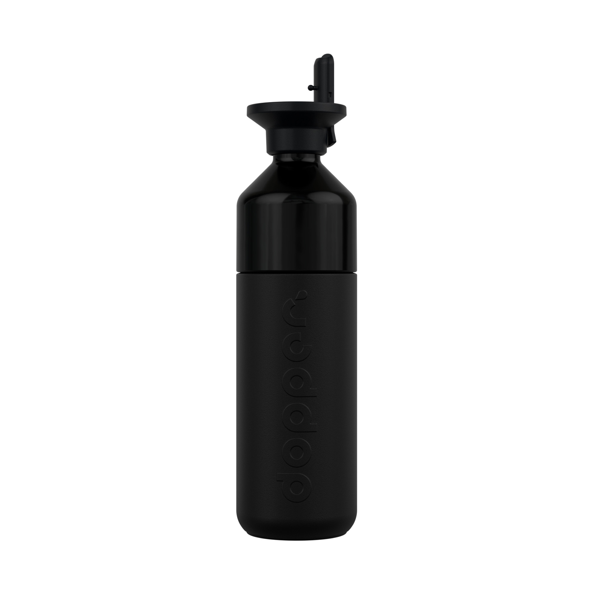 Dopper Insulated straw flip - 580 ml | Zwart | Thermosfles | Full Colour