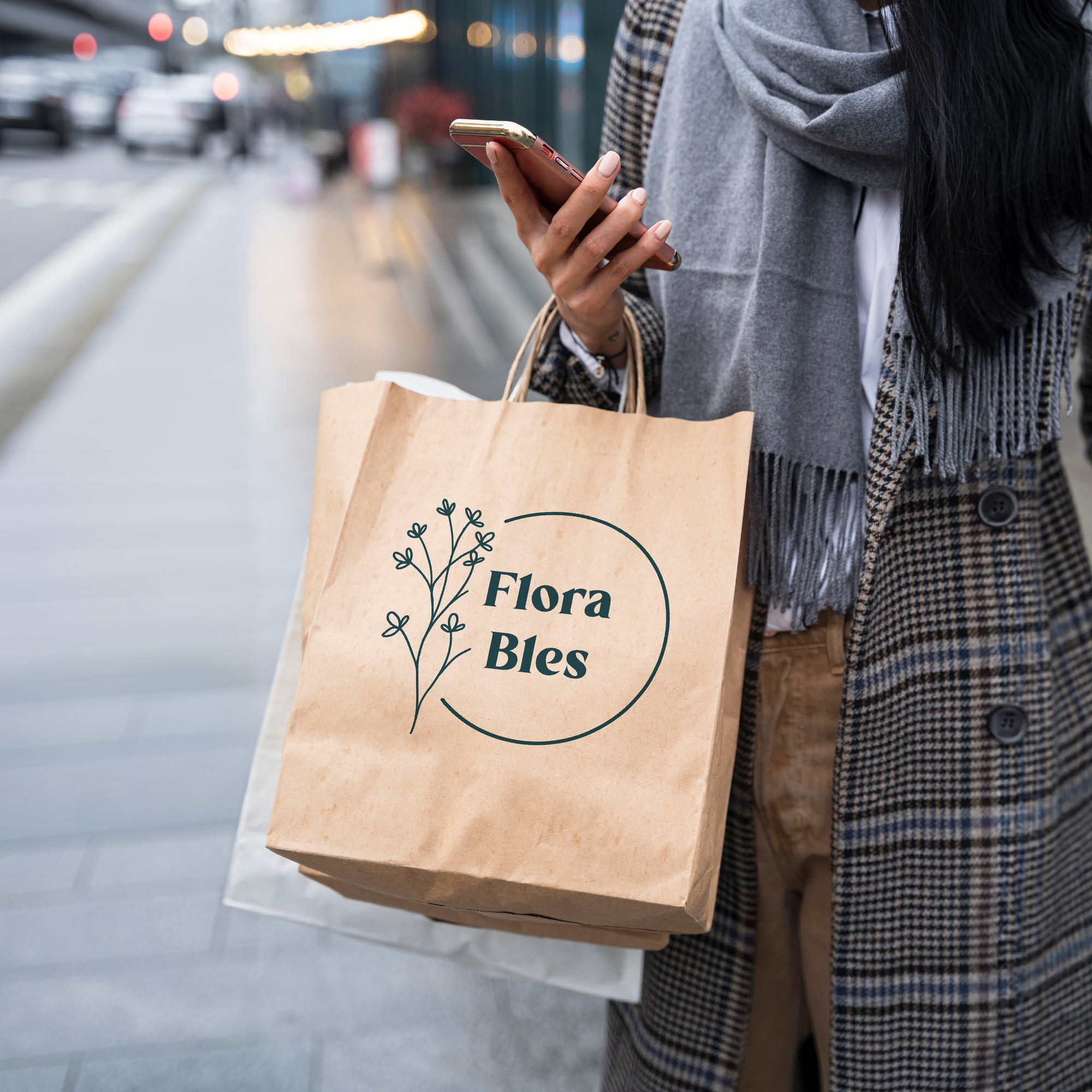 Sac kraft papier – A4 | 90 g/m² | Quadrichromie | Certifié FSC