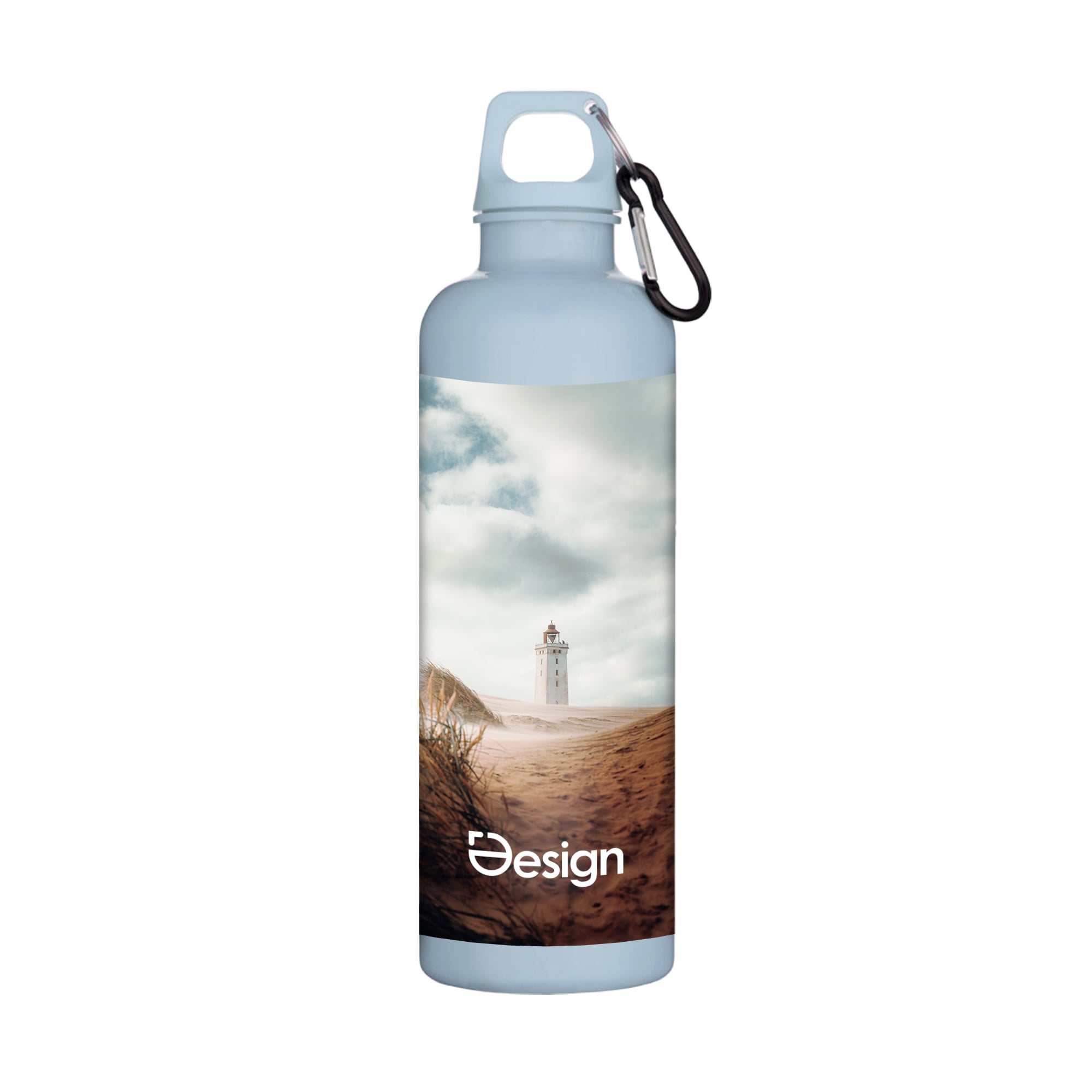 Auslaufsichere trinkflasche - 750 ml | Recycelter kunststoff | Mit karabiner