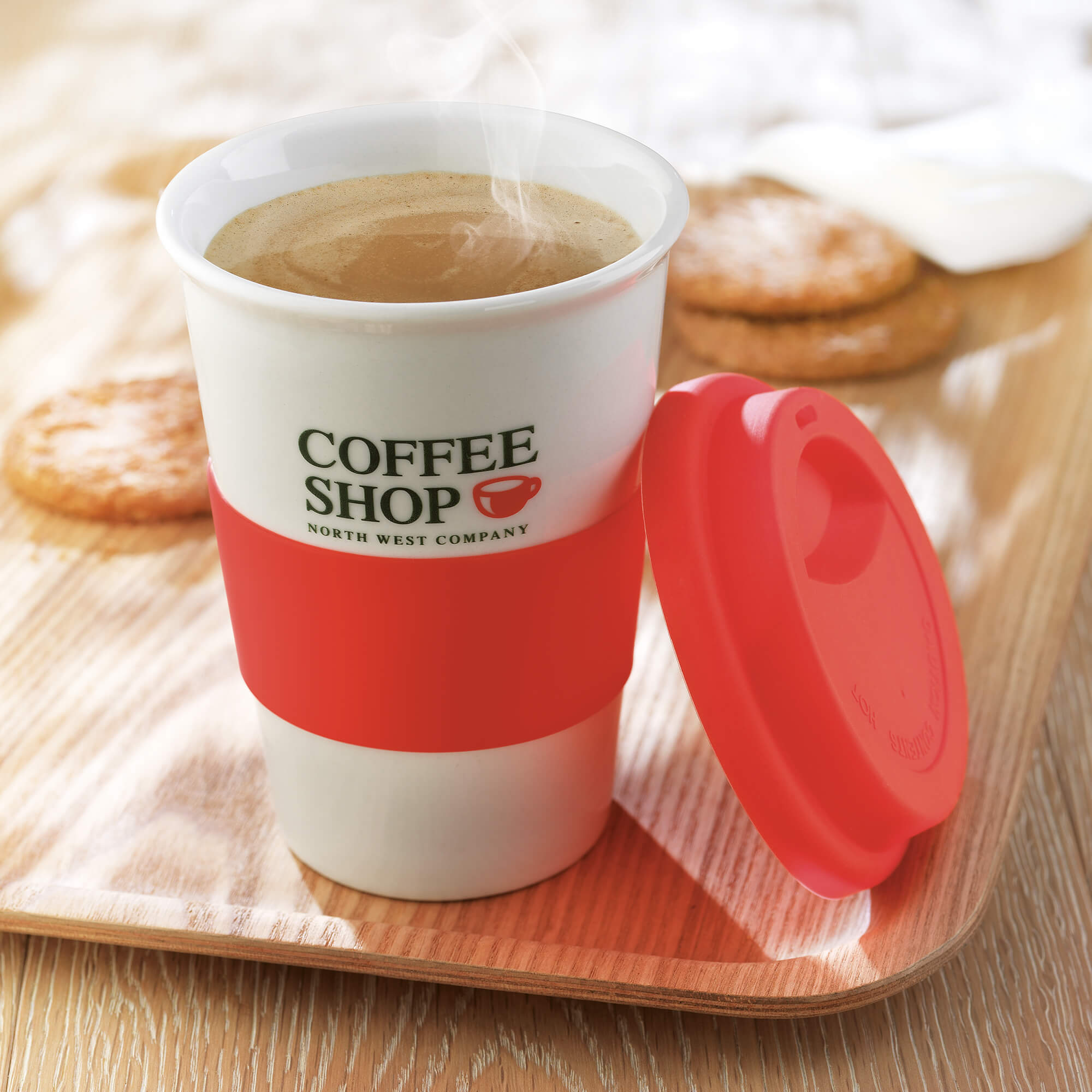 Tasse coffee-to-go - 350 ml | Céramique | Jusqu'à 4 couleurs d'impression