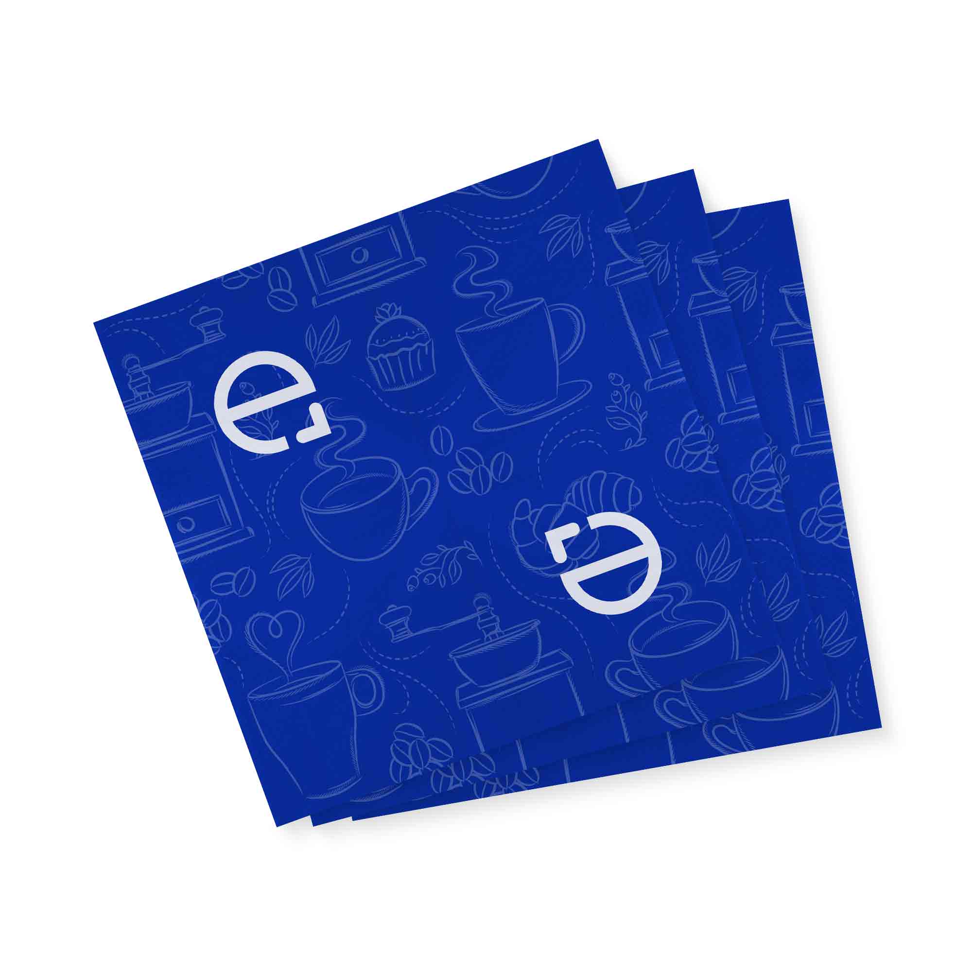 Lunchservetten Sem - Gekleurd | 33 x 33 cm | 3-laags