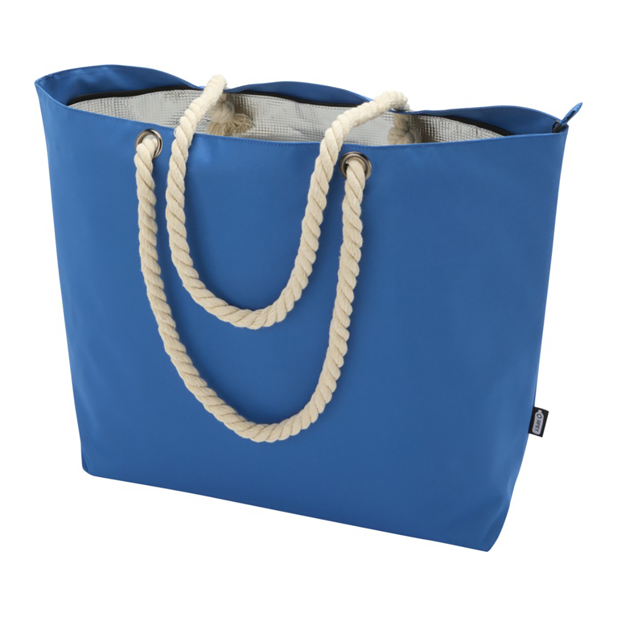 Sac de plage et glacière recyclé Panama – 23L | Compartiment isotherme | Poignées en corde de coton
