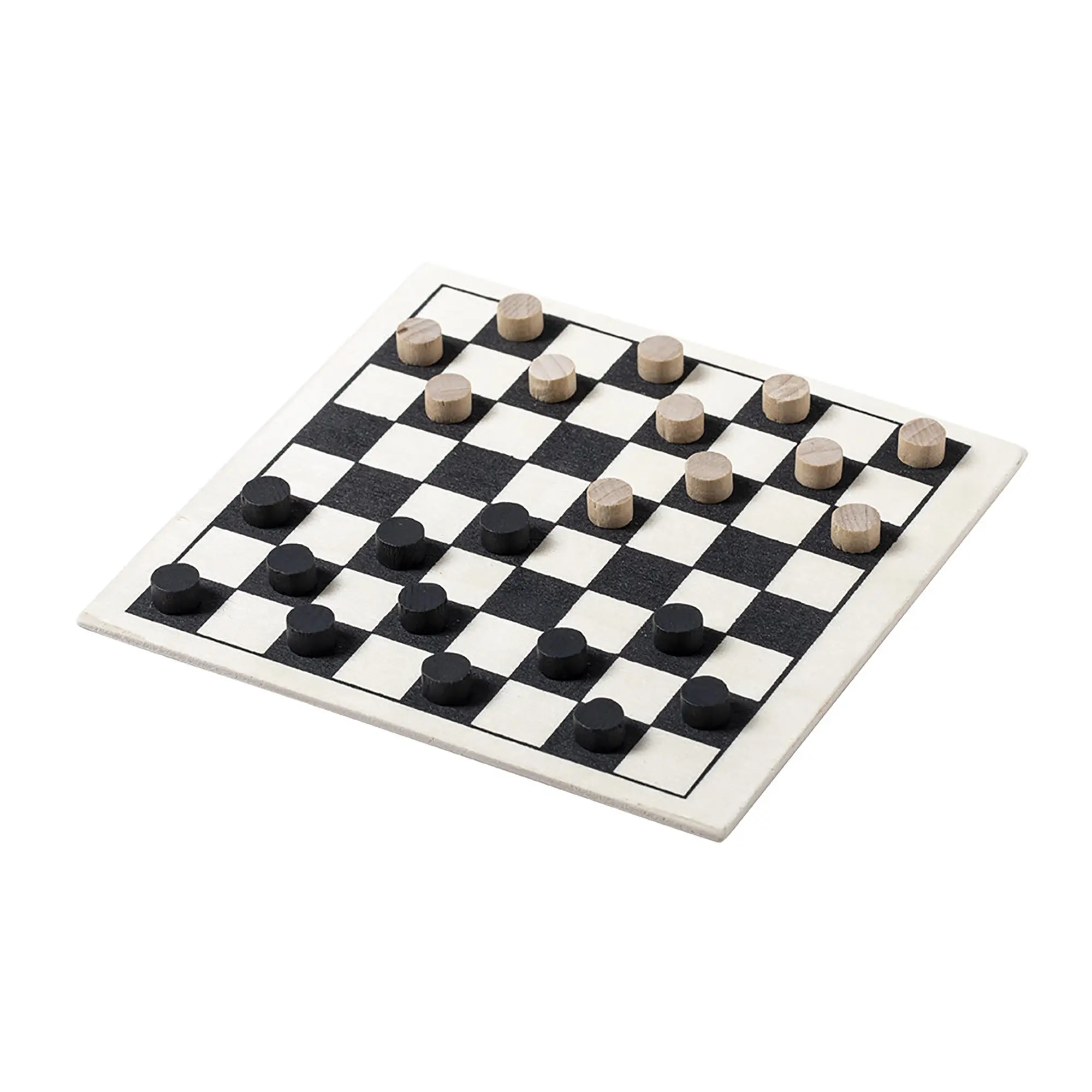 Coffret de jeux en bois |Trois en un | Couvercles coulissants