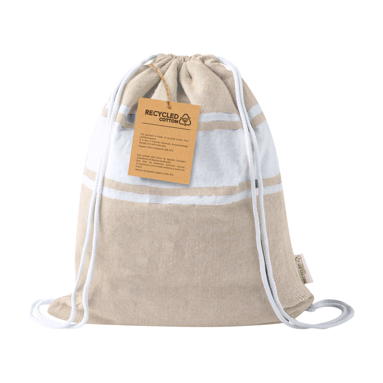 Telo mare - 180 x 90 cm | Cotone riciclato | 170 g/m²