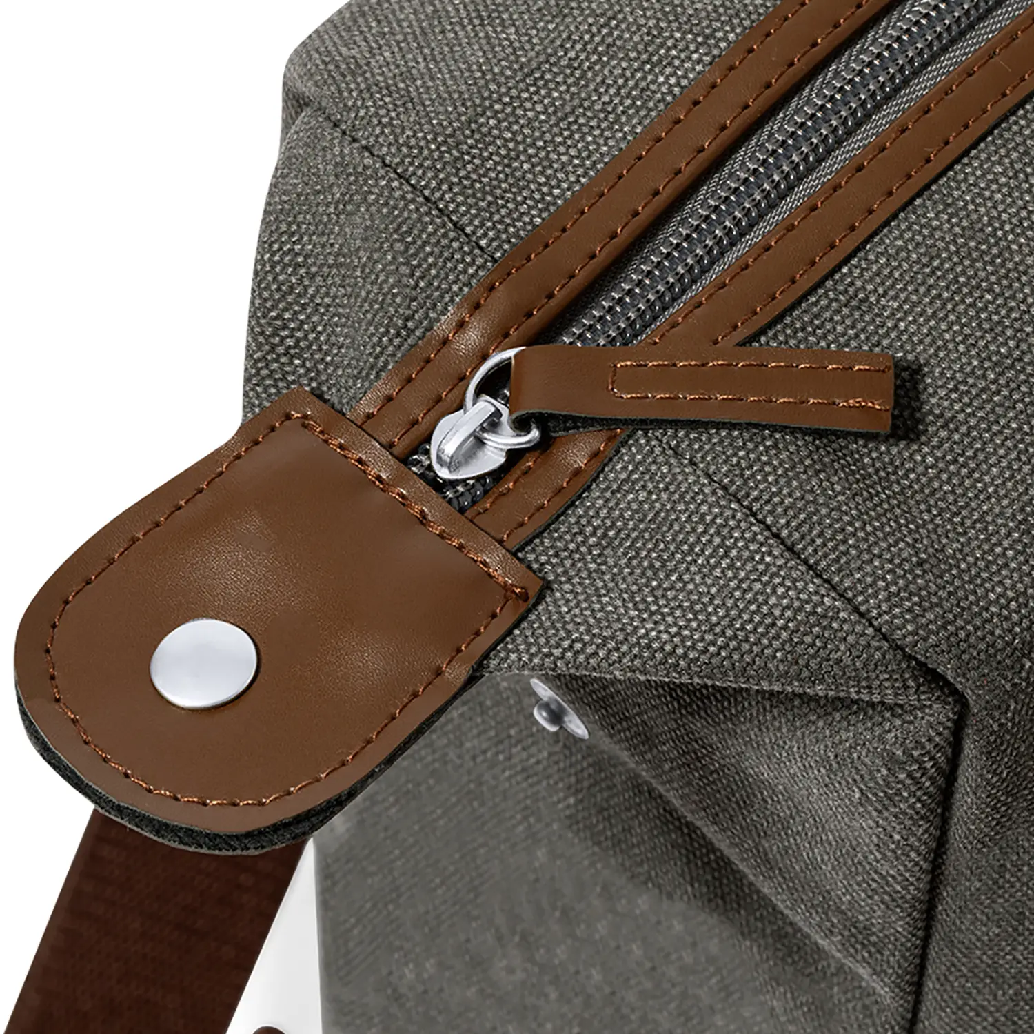 Canvas-Rucksack – PU-Details | Laptopfach | Gepolstert | Zeitloses Design