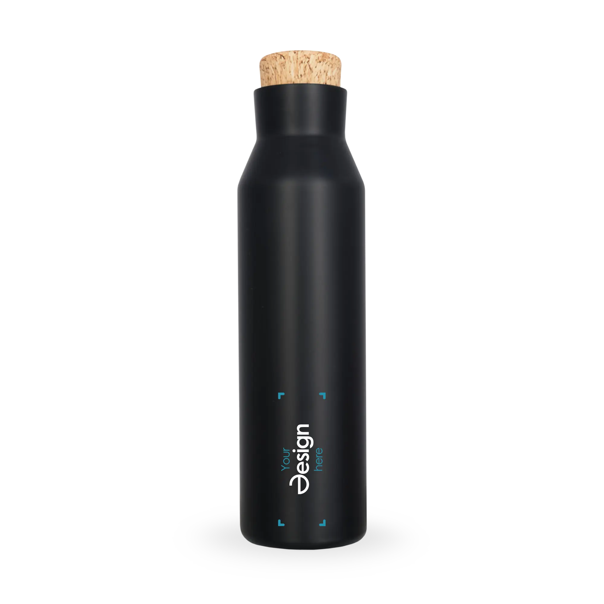 Thermosflasche Belinda | 590 ml | Doppelwandig | Kupfer & Kork